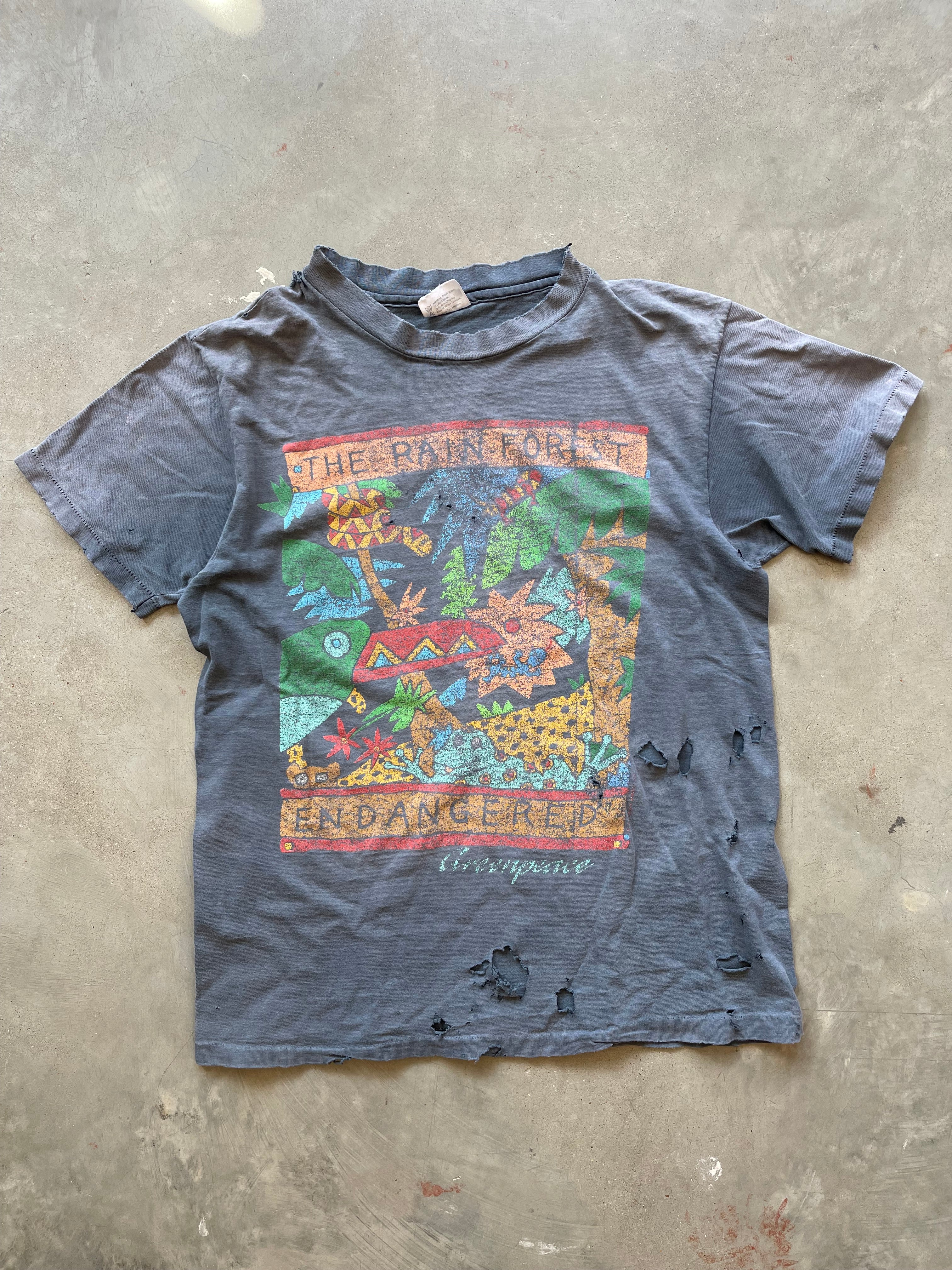 Vintage Thrashed The Rainforest T-Shirt (M)