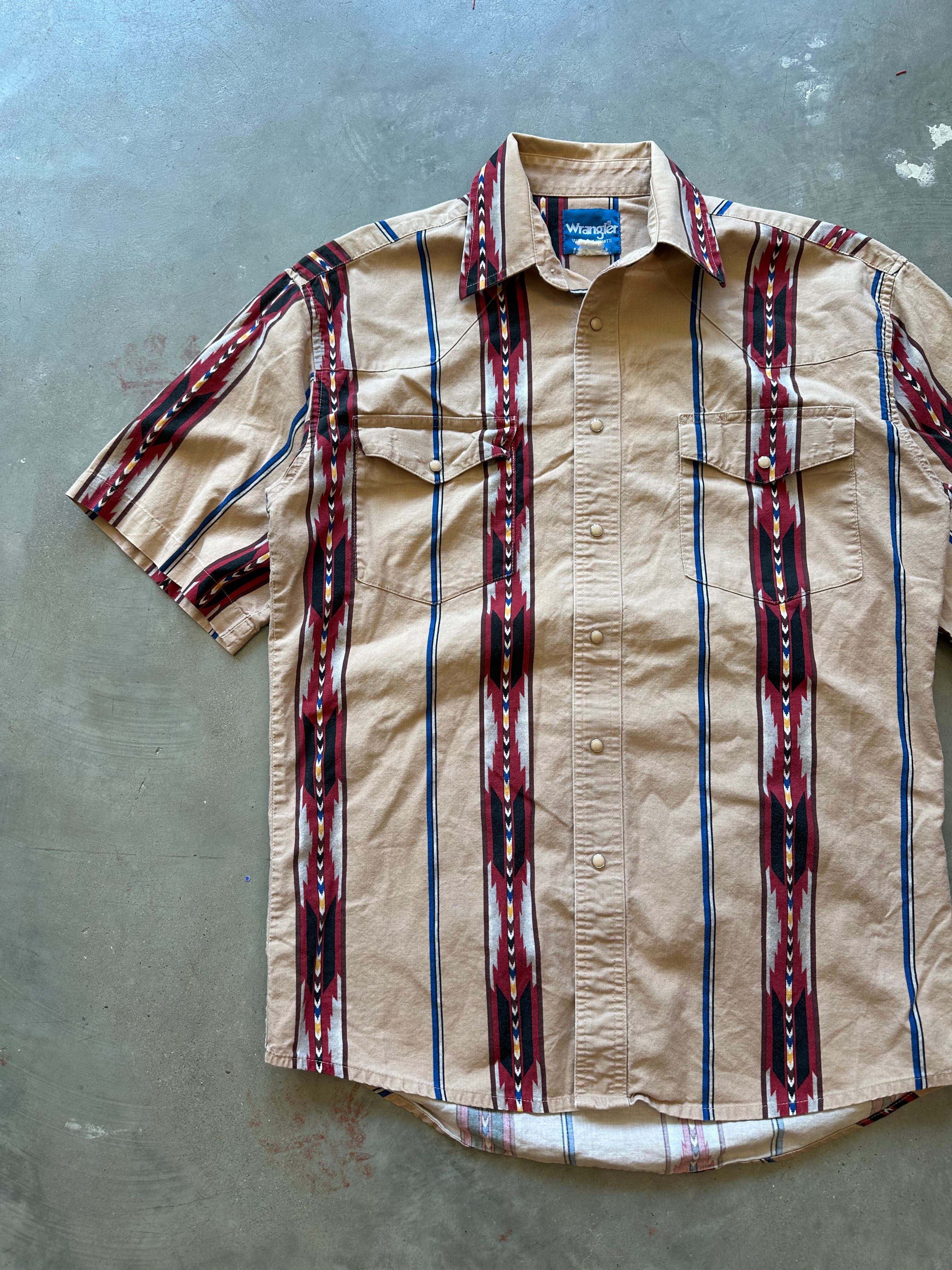 Vintage Wrangler Pearlsnap Short Sleeve (M)