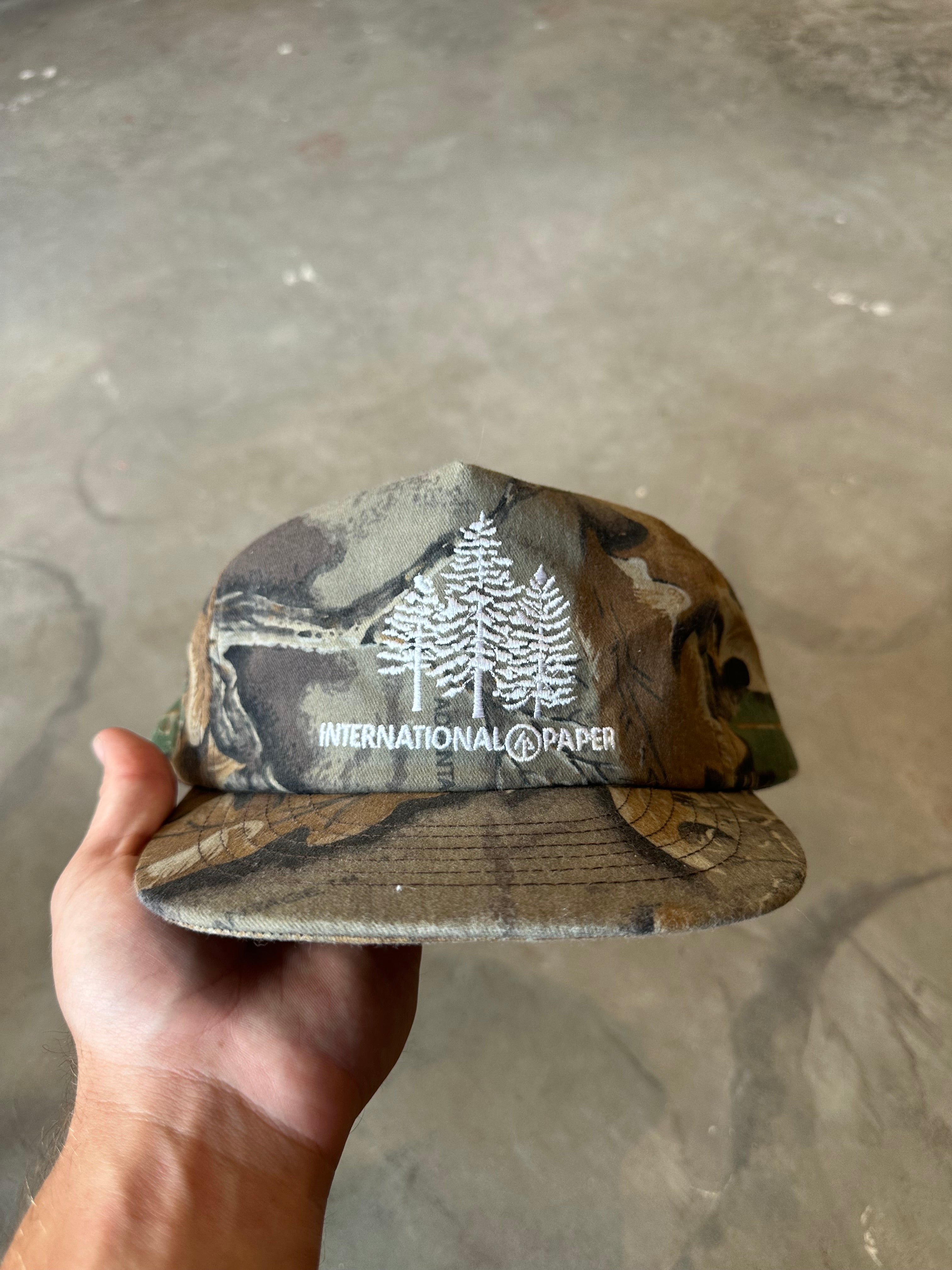 1990s International Paper Realtree Camo Snapback