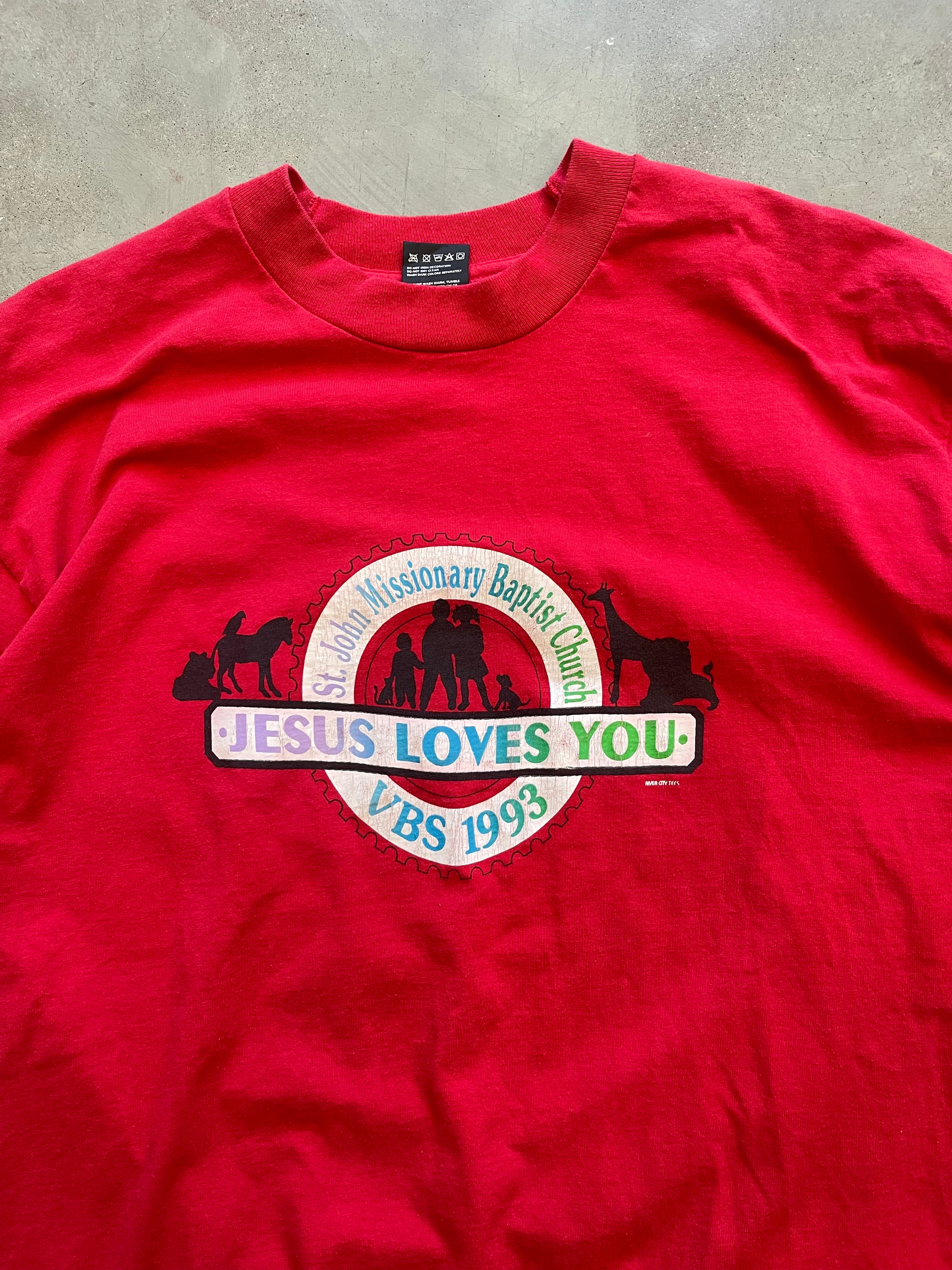 1993 Jesus Loves You VBS T-Shirt (XL)