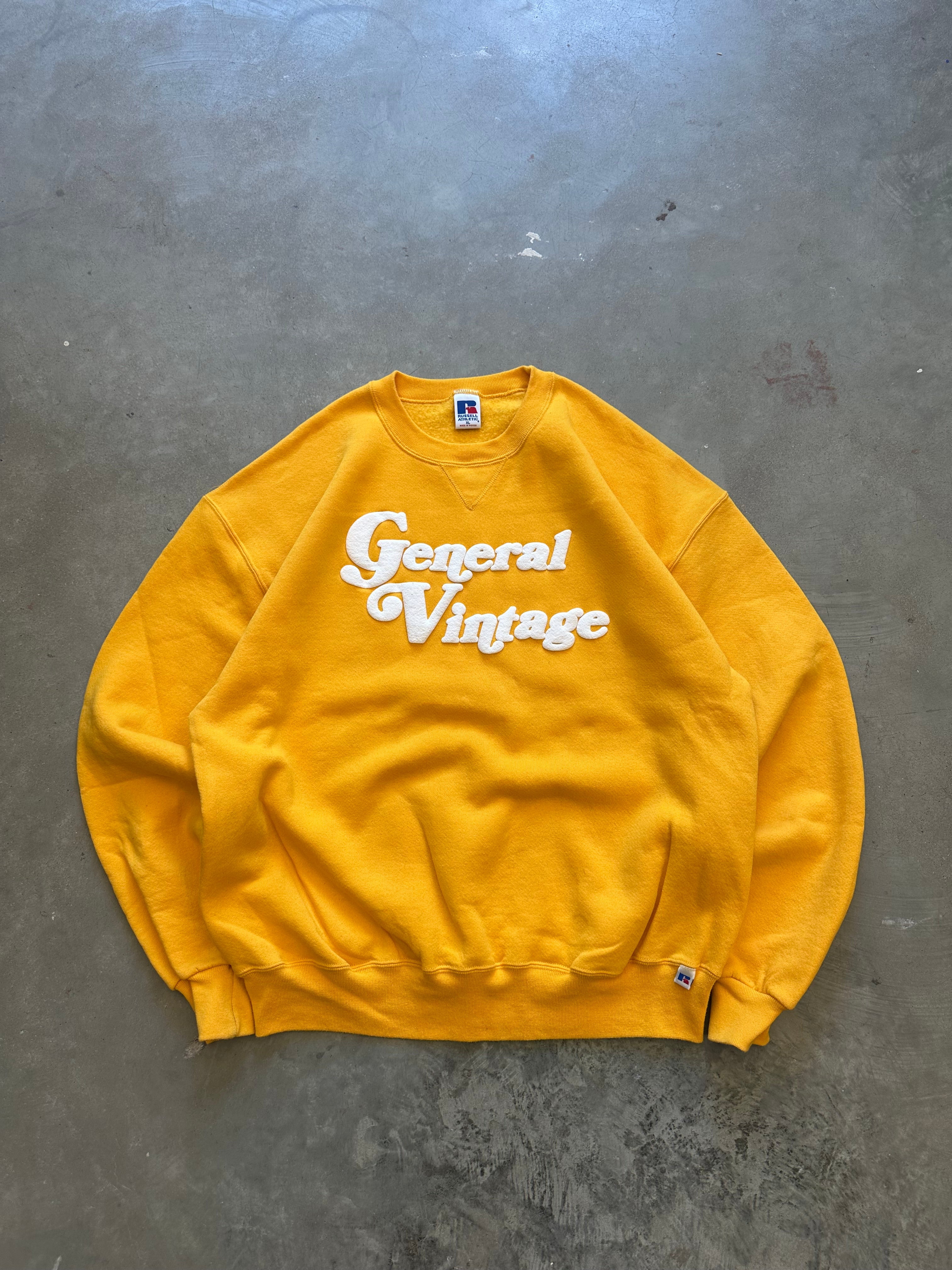 General Vintage Puff Print Crewneck (XL)