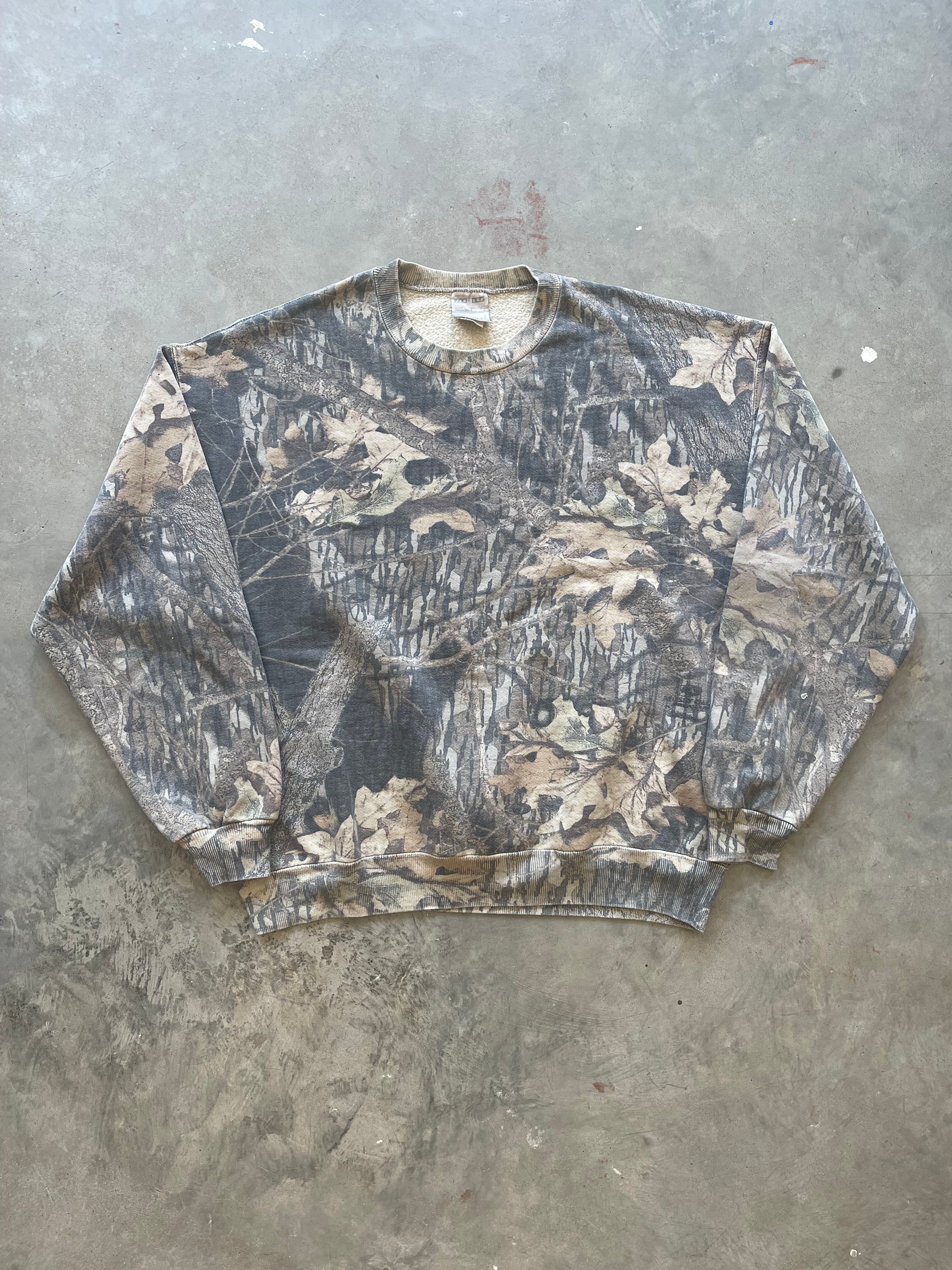 Vintage Faded Camo Crewneck (XL)