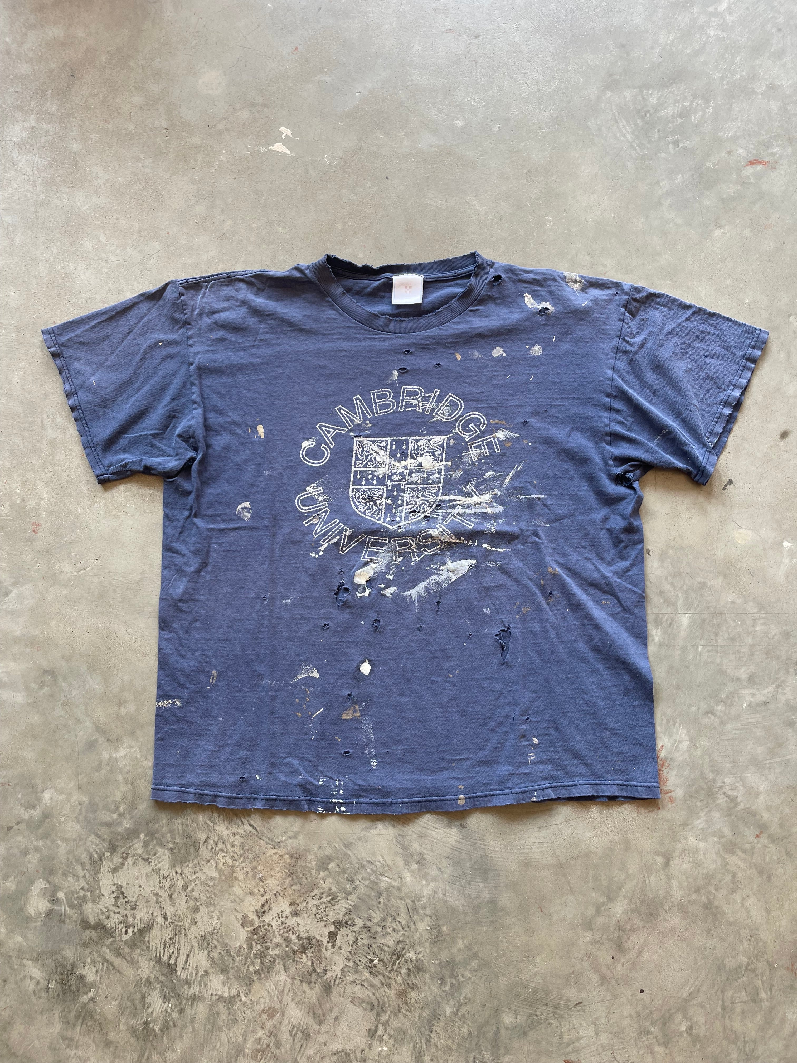 Vintage Thrashed Cambridge University T-Shirt (XL)