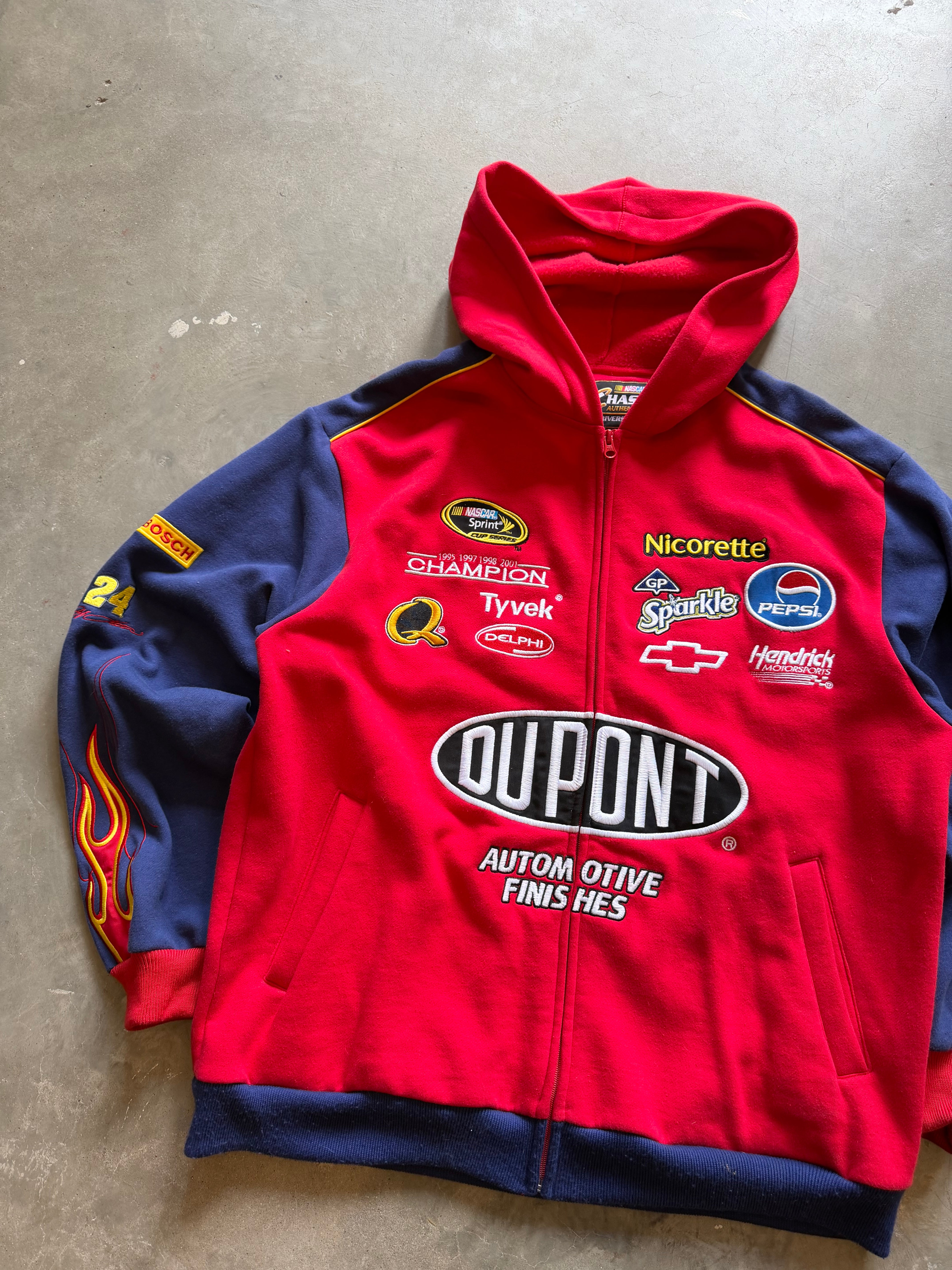 Vintage DuPont Automotive Finishes Zip Up Jacket (L)