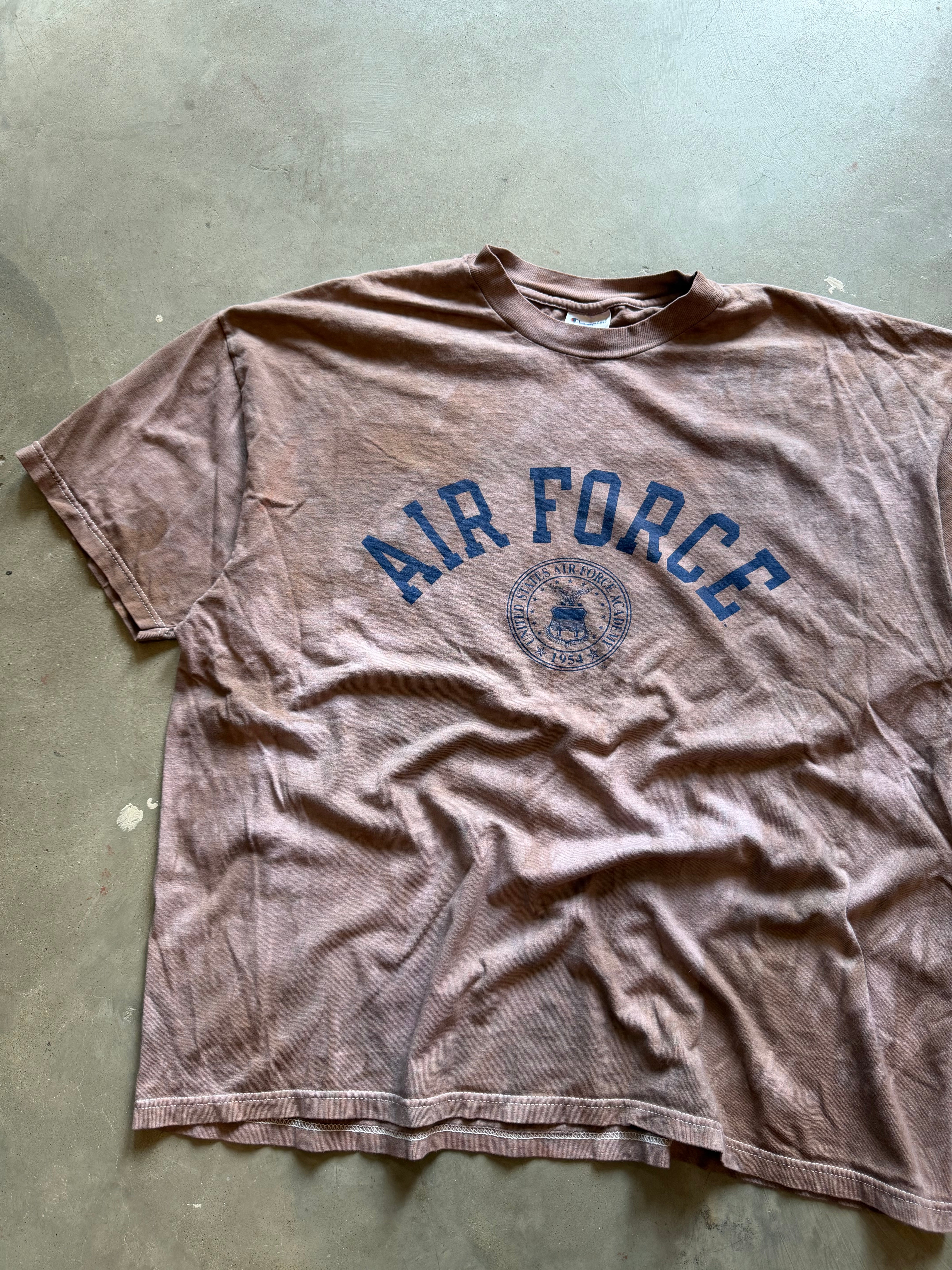 Vintage Overdyed Air Force T-Shirt (2XL)
