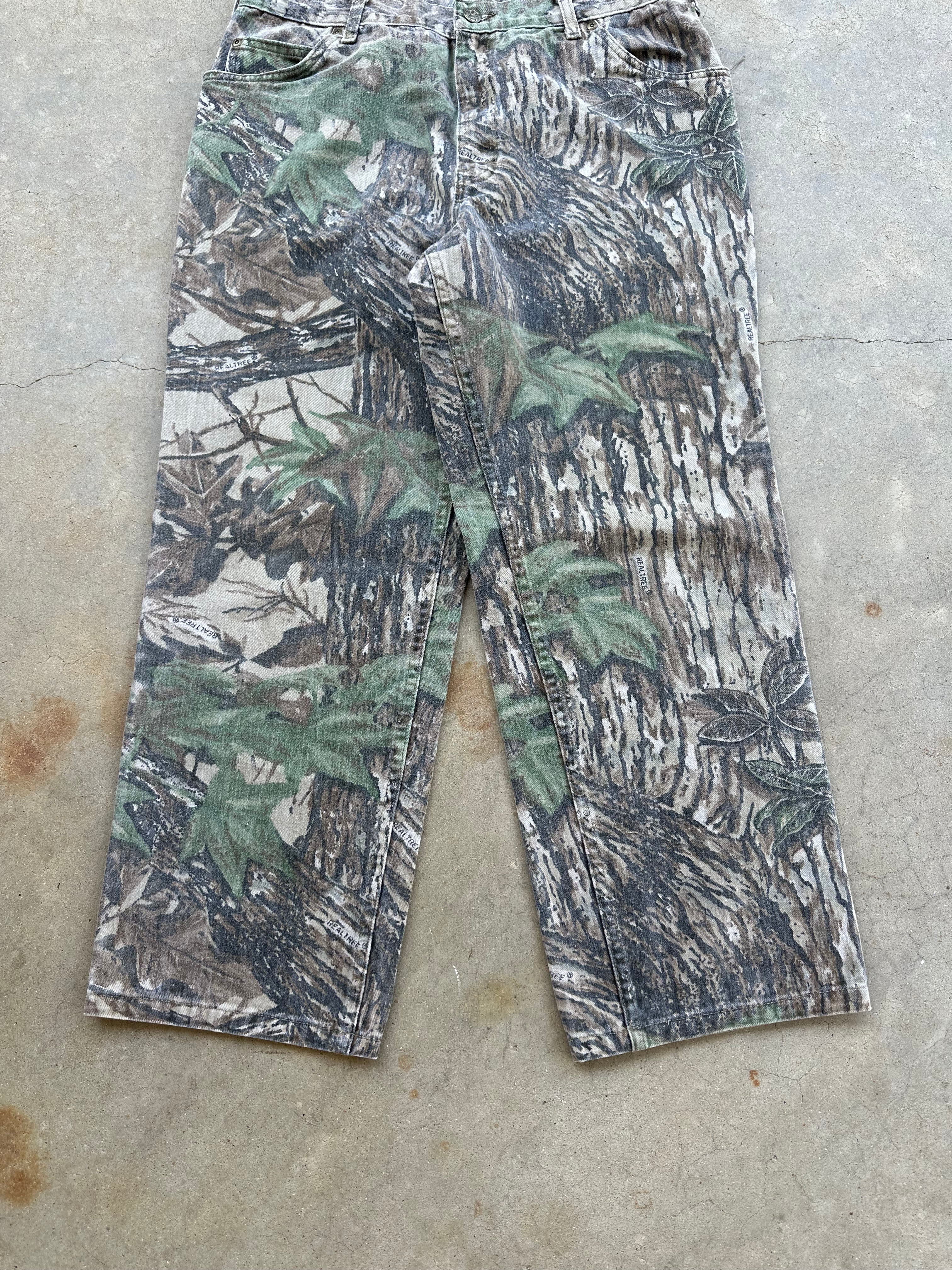 1990s Realtree Camo Denim Pants (32” x 27”)