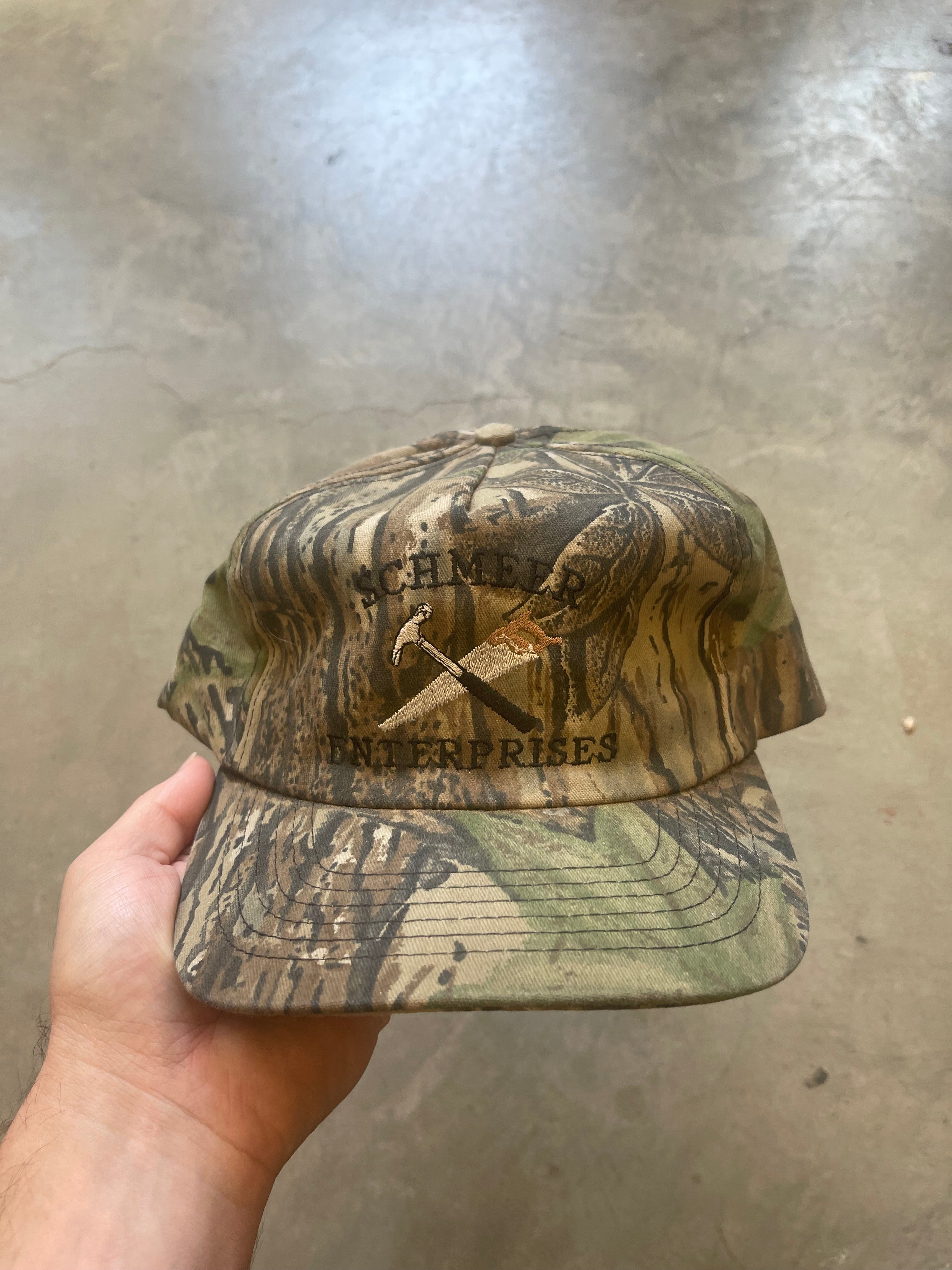 Vintage Realtree Camo Schmeer Enterprises Hat