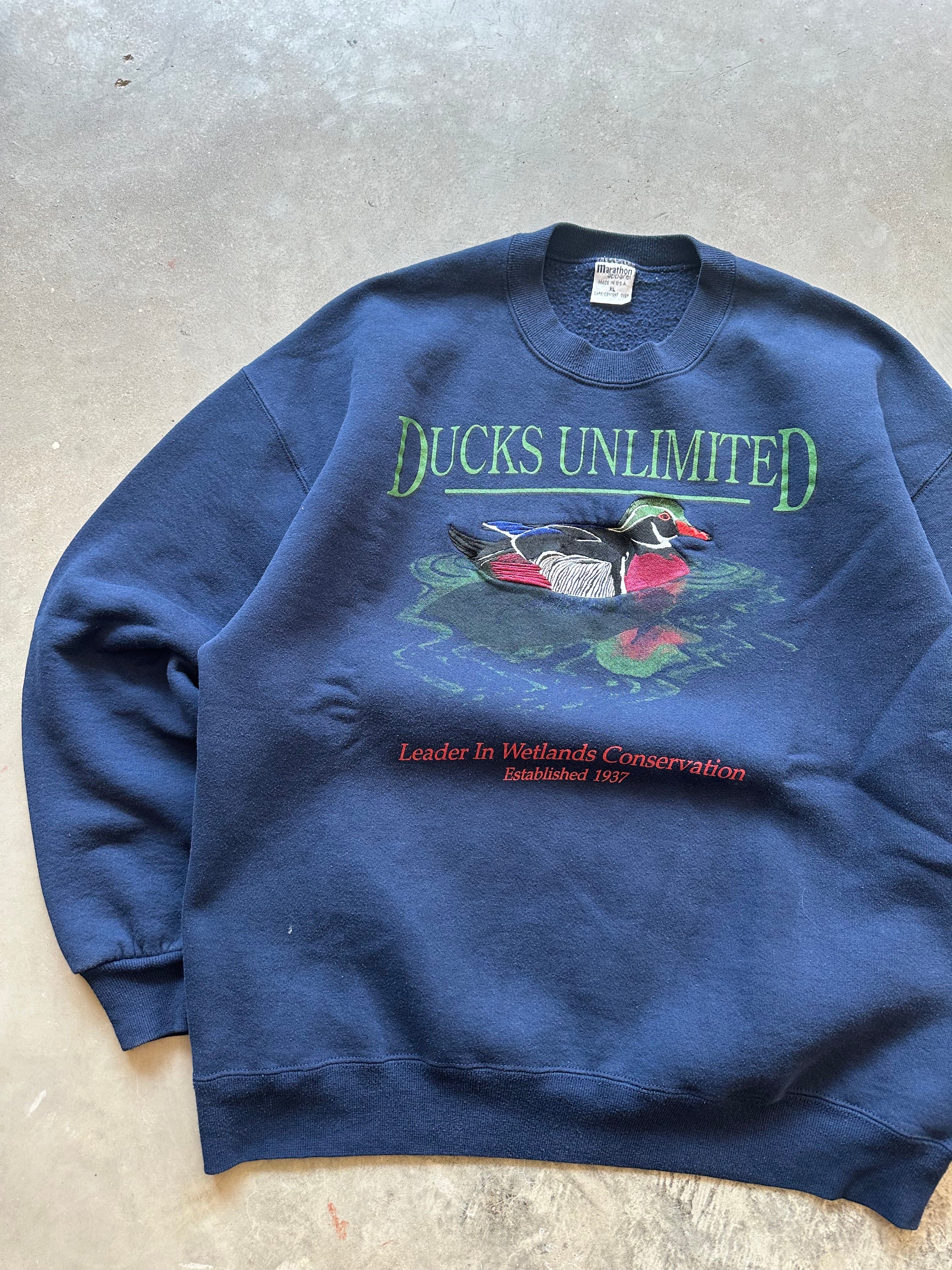 Vintage Ducks Unlimited Crewneck (XL)