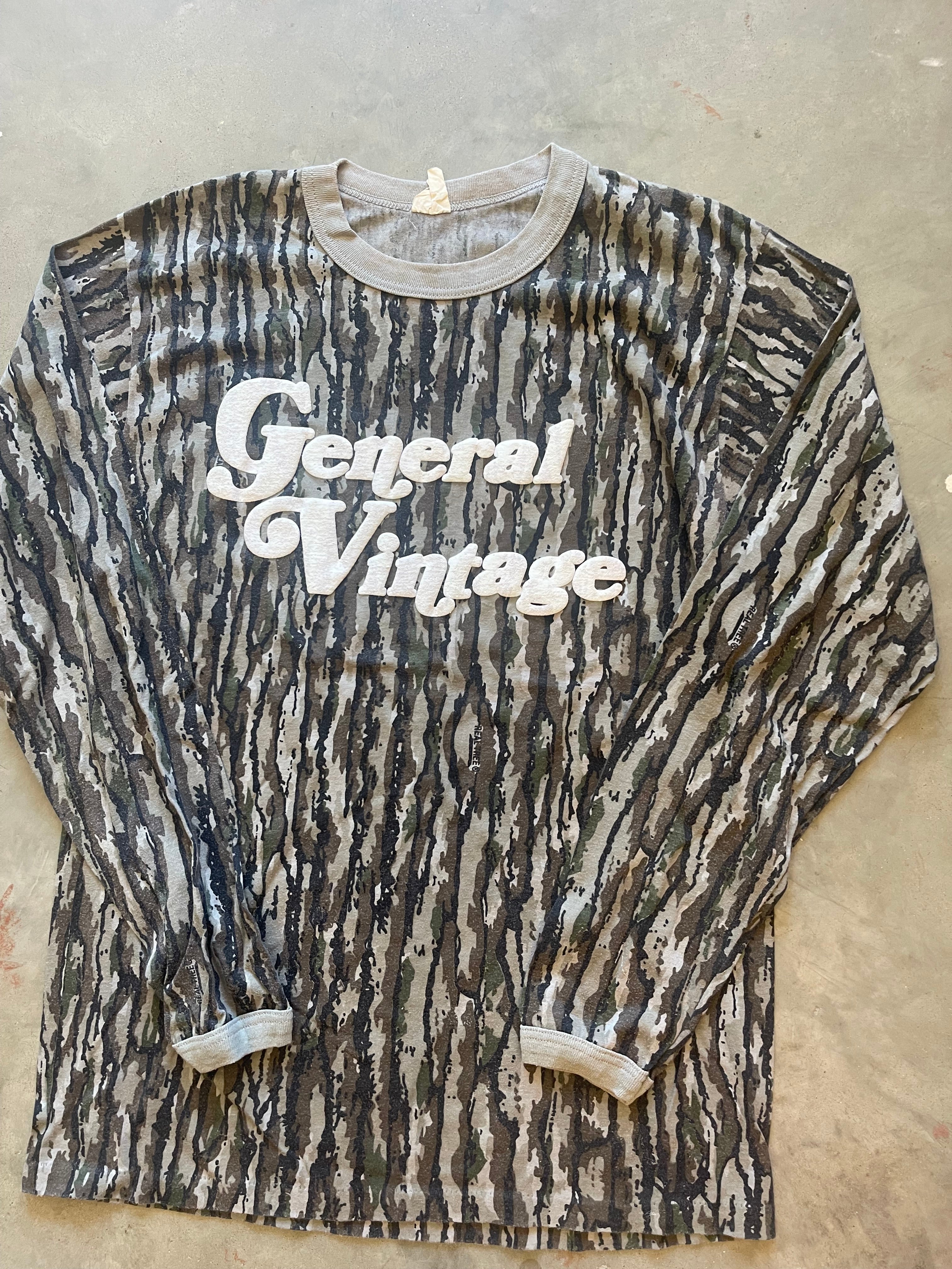 General Vintage Camo Puff Print Shirt (M)