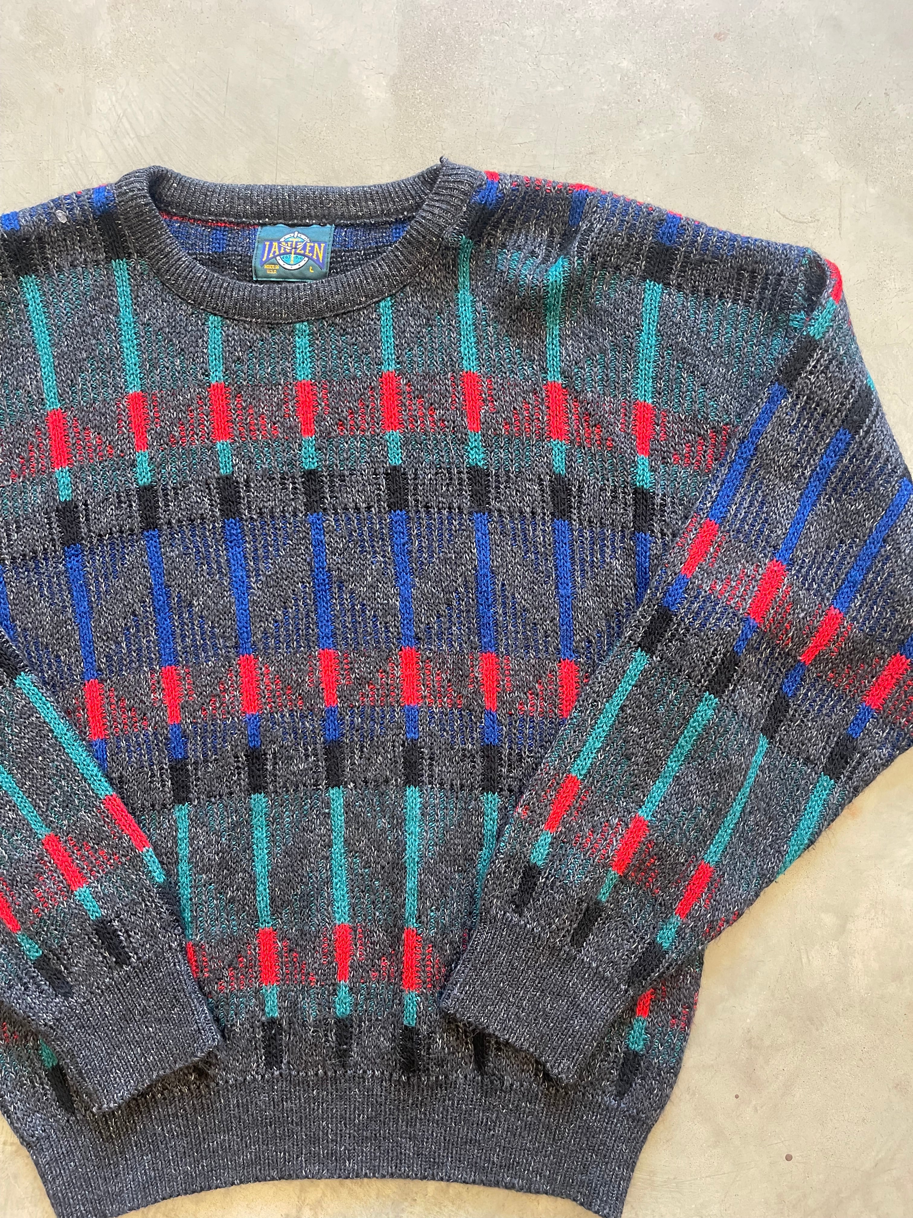 Vintage Jantzen Knit Grandma Sweater (L)