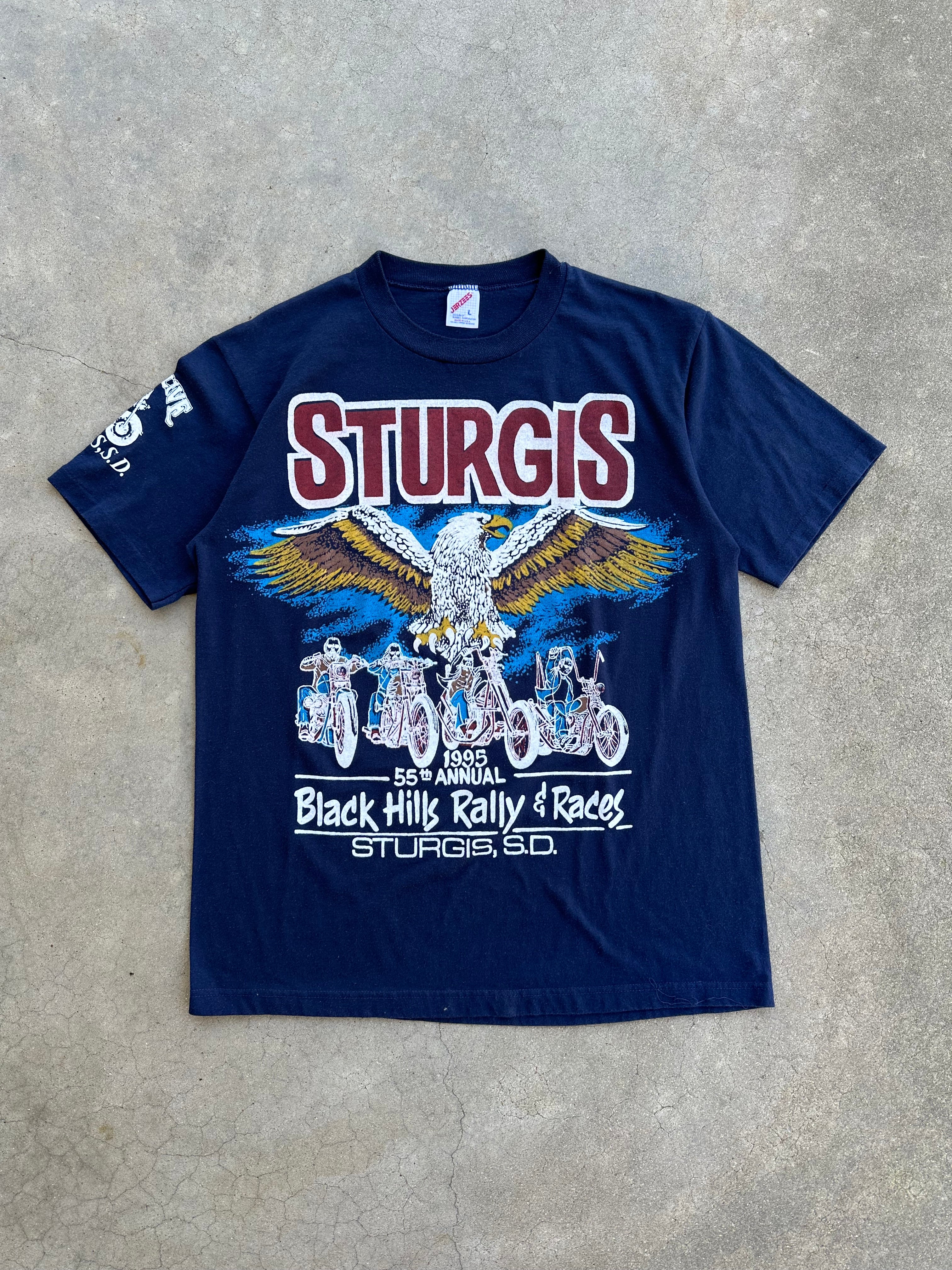 1995 Sturgis Black Hills Rally T-Shirt (M)