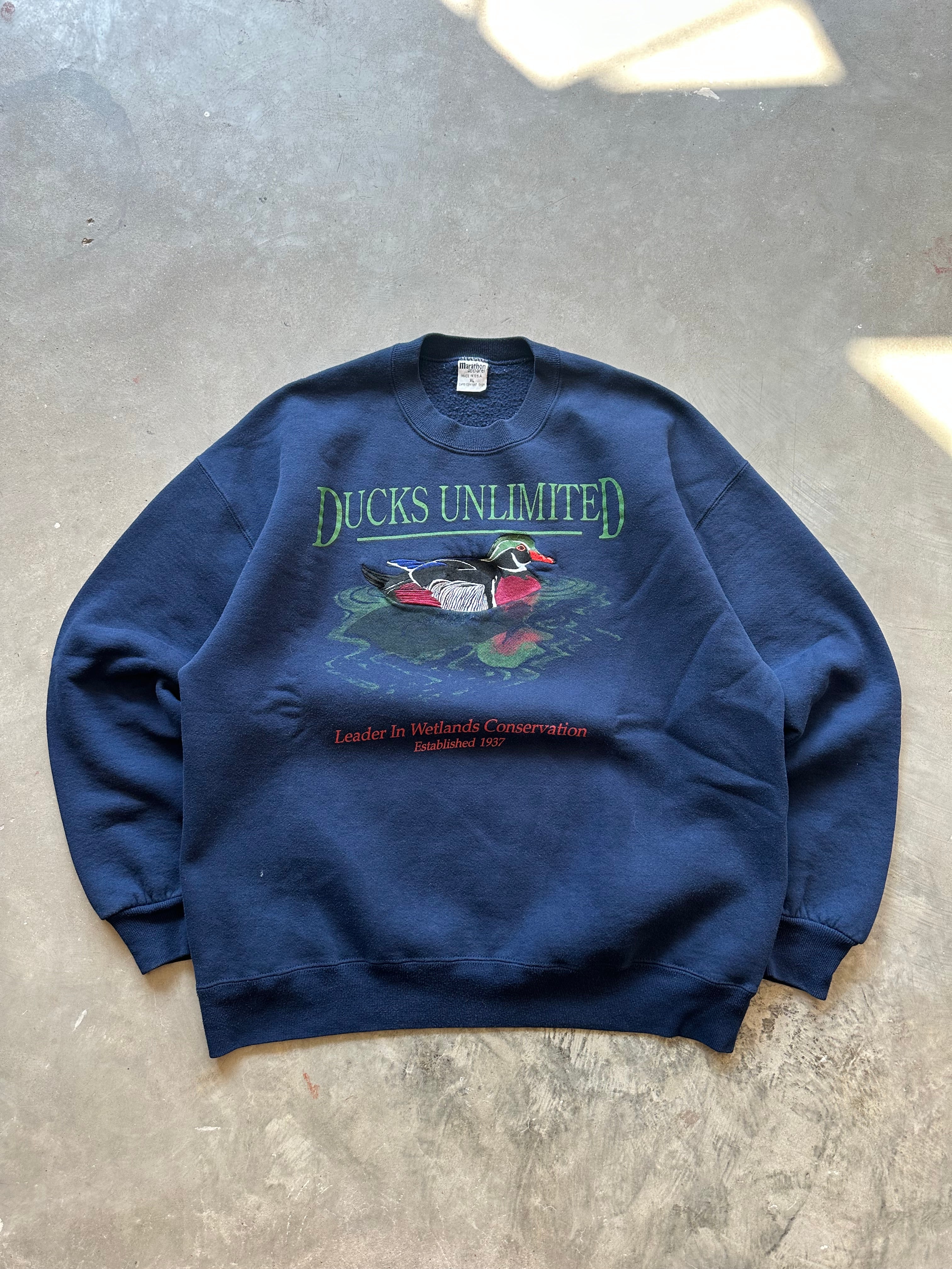 Vintage Ducks Unlimited Crewneck (XL)