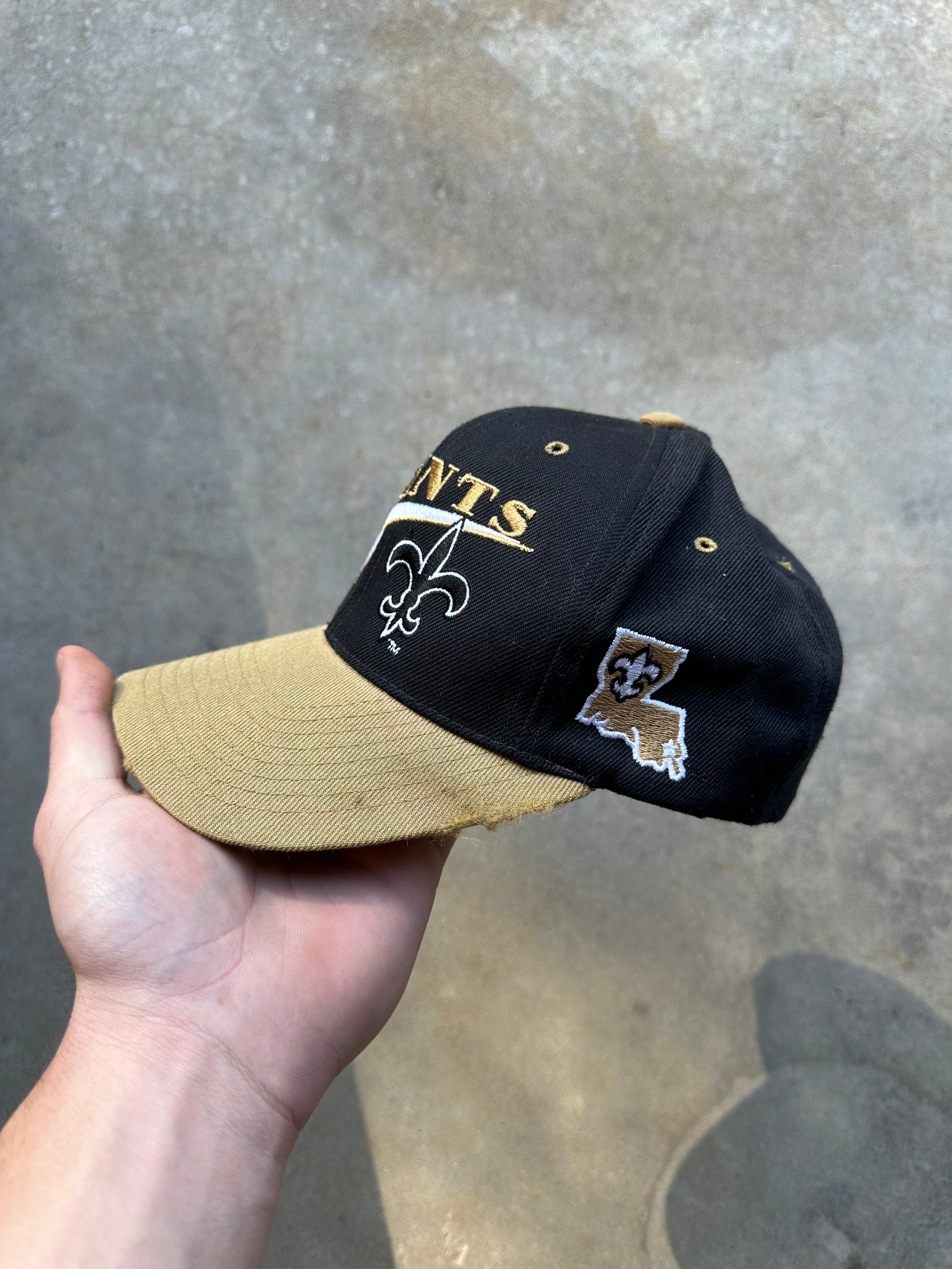 1990s Distressed New Orleans Saints Snapback