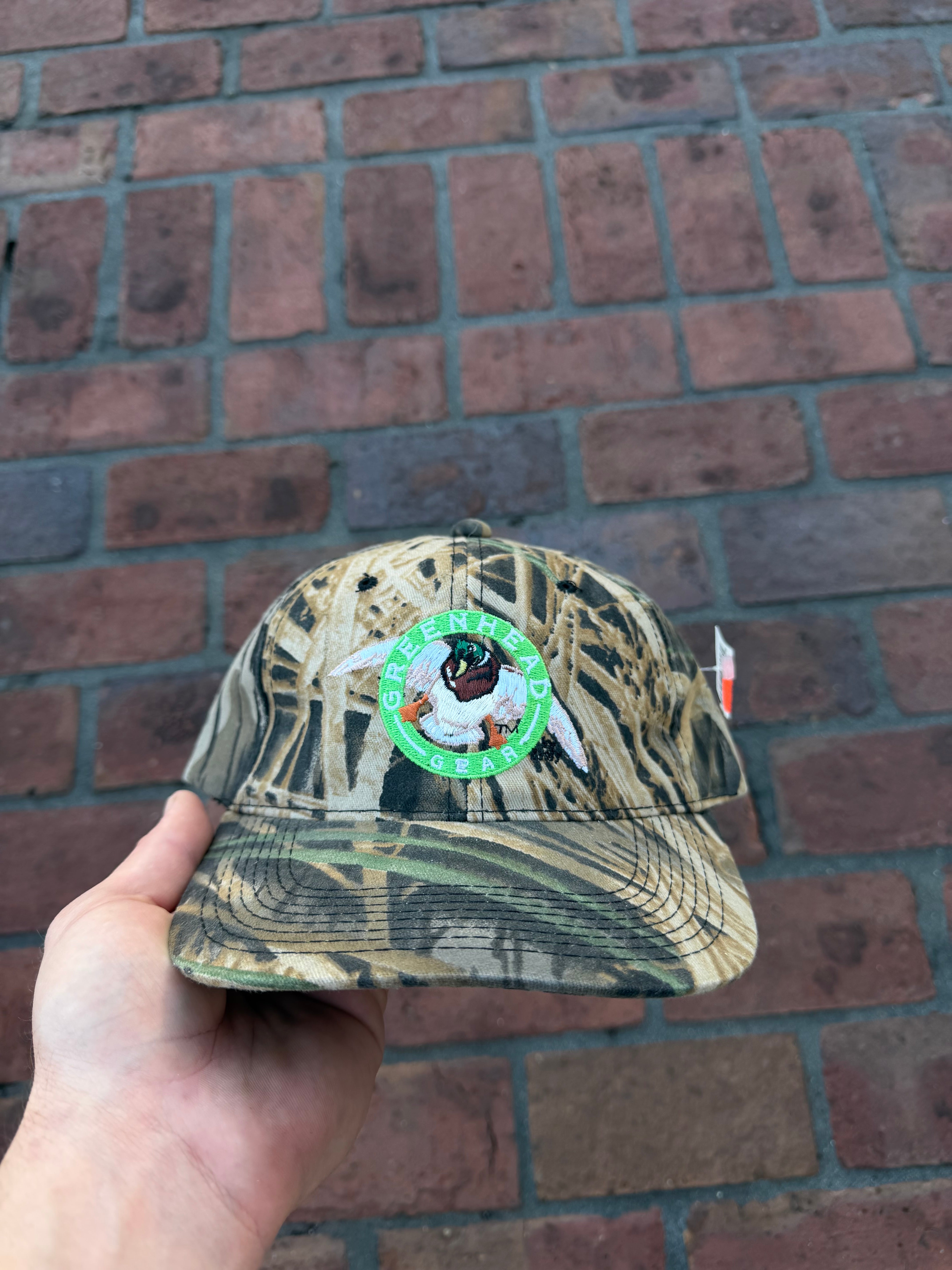 Vintage Greenhead Gear Camo Hat