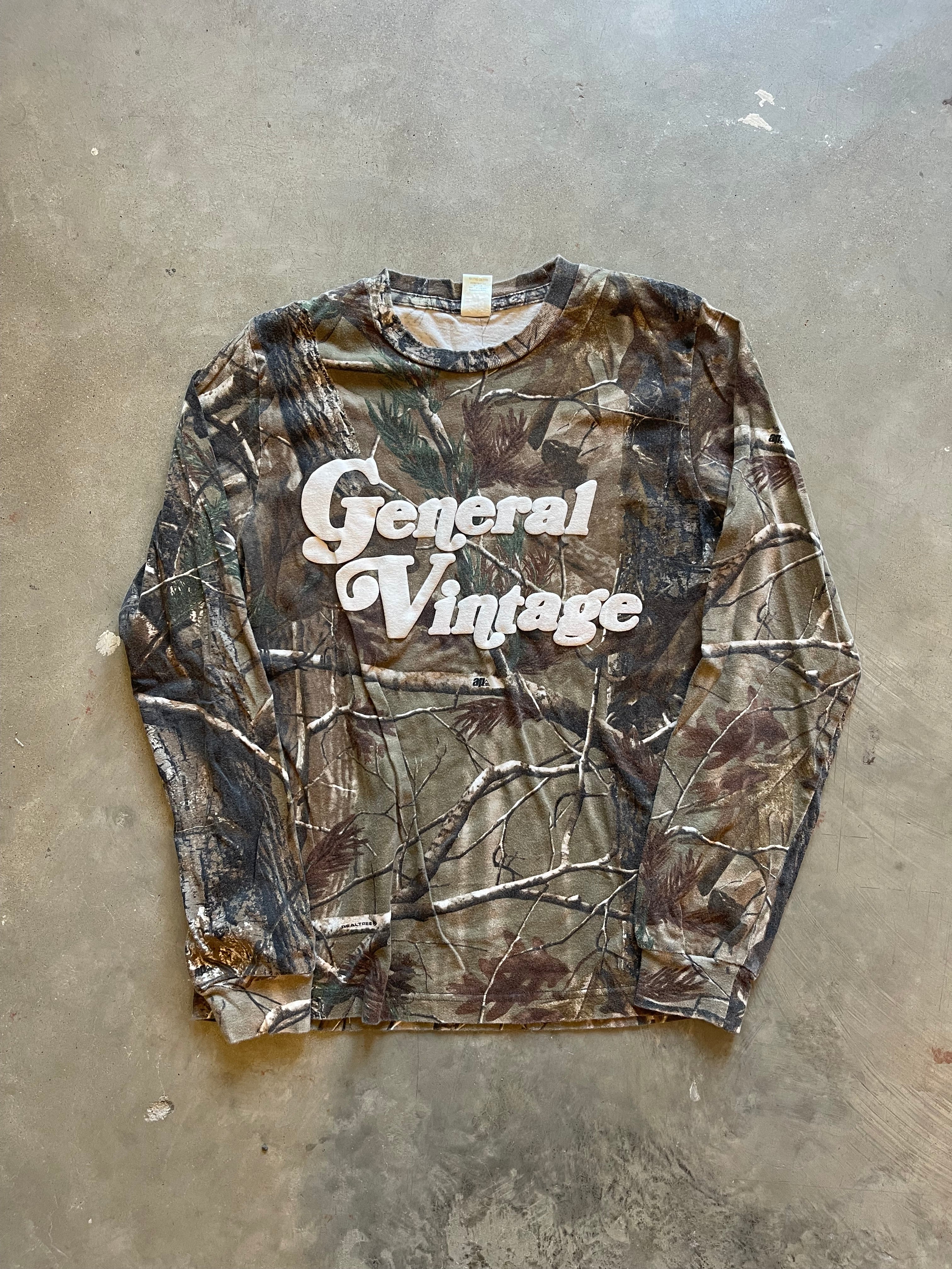 General Vintage Camo Puff Print Shirt (S)