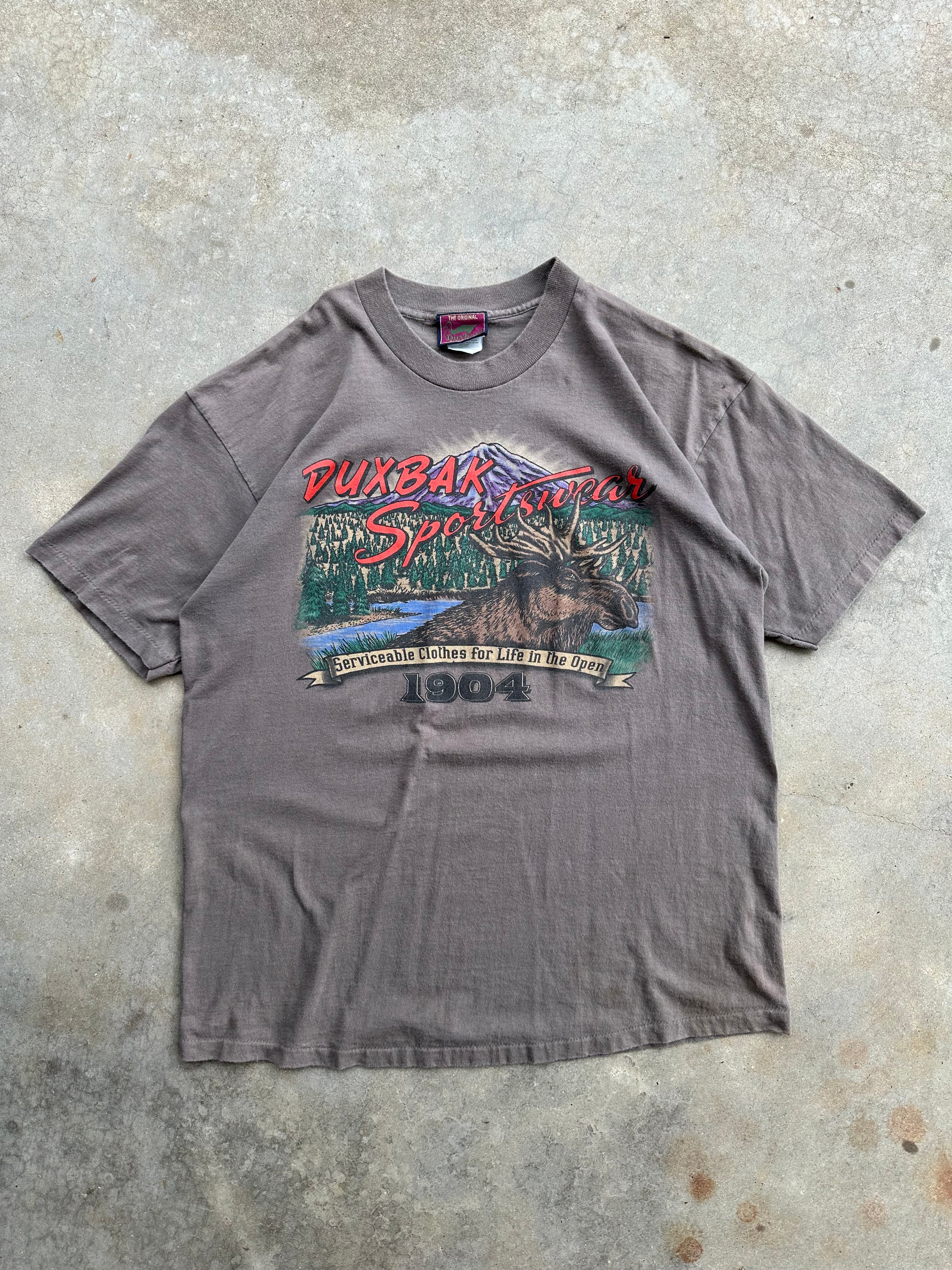 1990s Duxbak Sportsman Moose T-Shirt (XL)