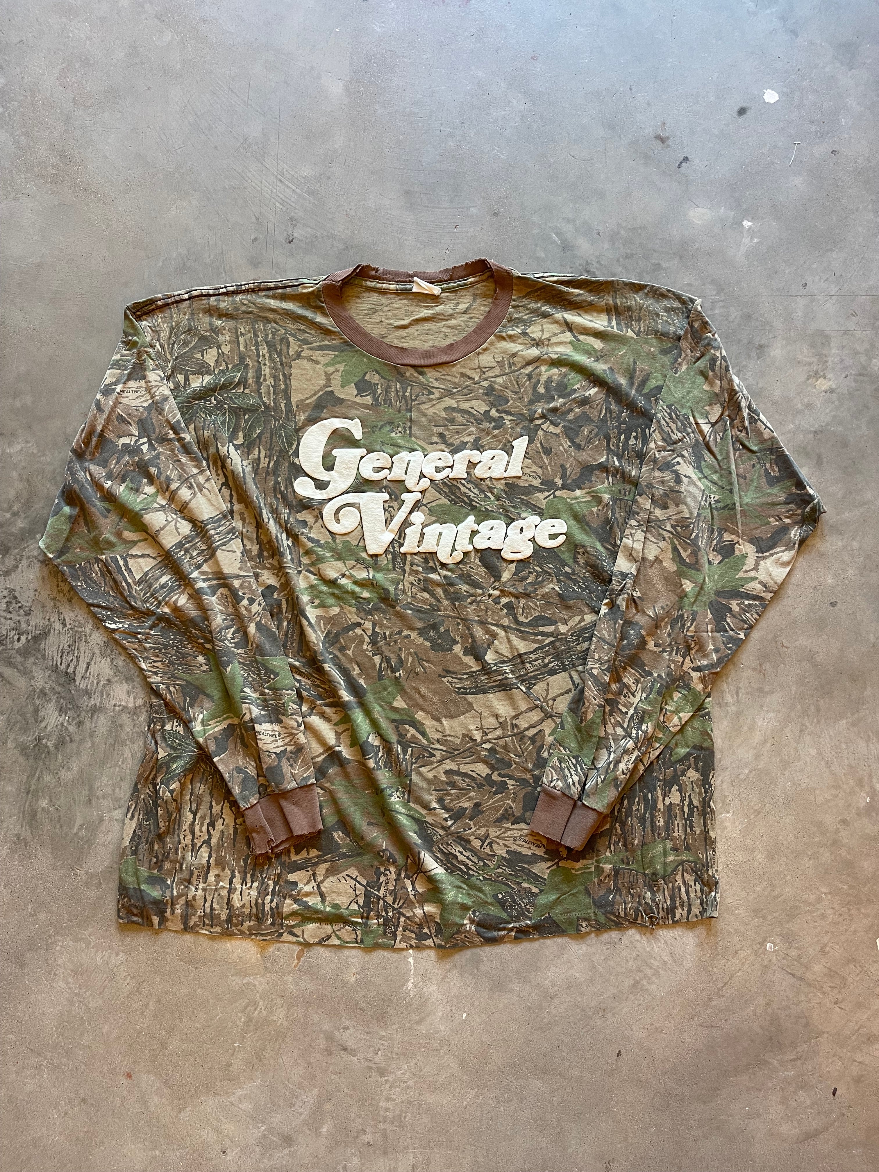 General Vintage Camo Puff Print Shirt (2XL)