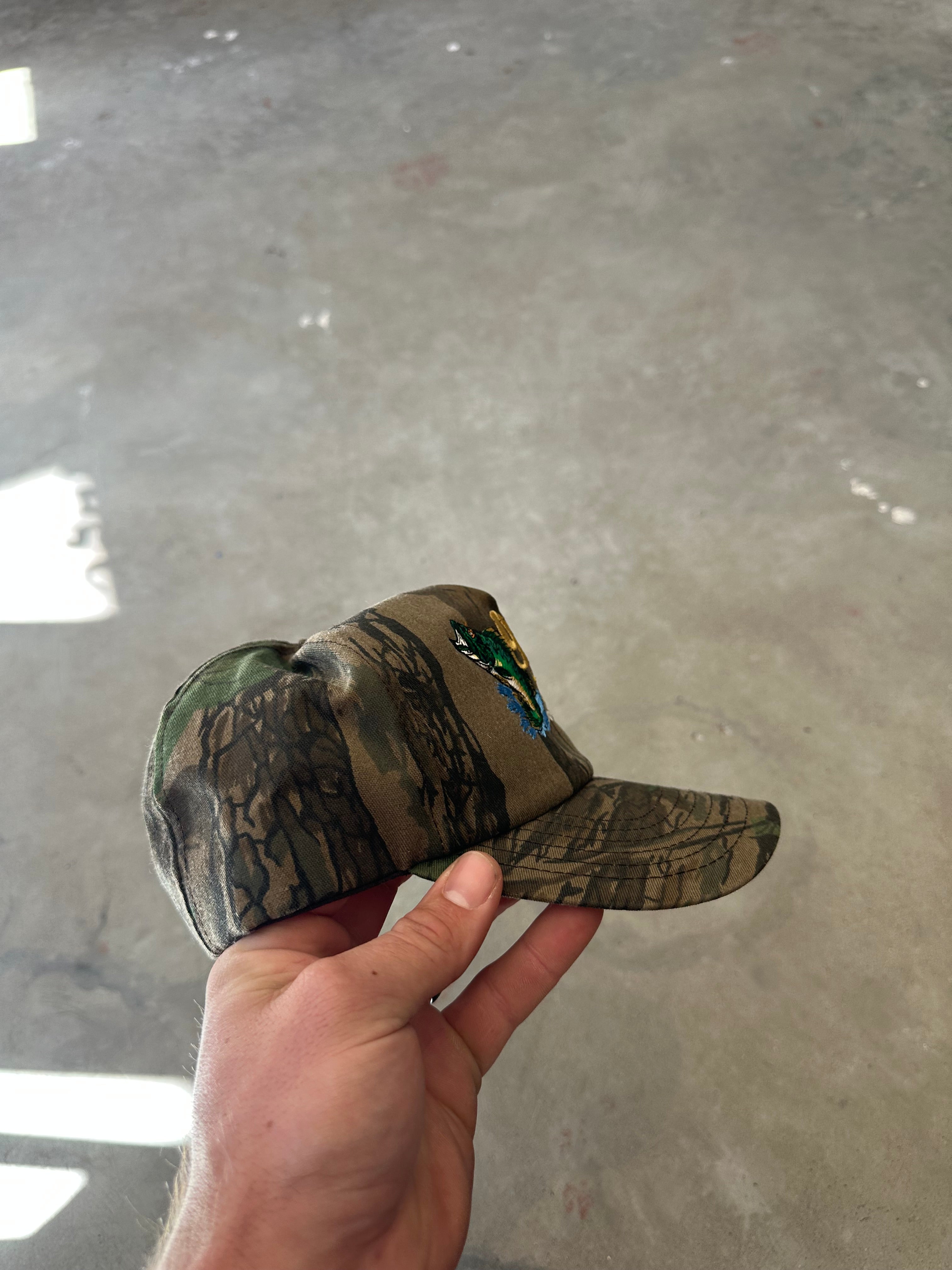 Vintage Gollon Fish Farm Camo Hat