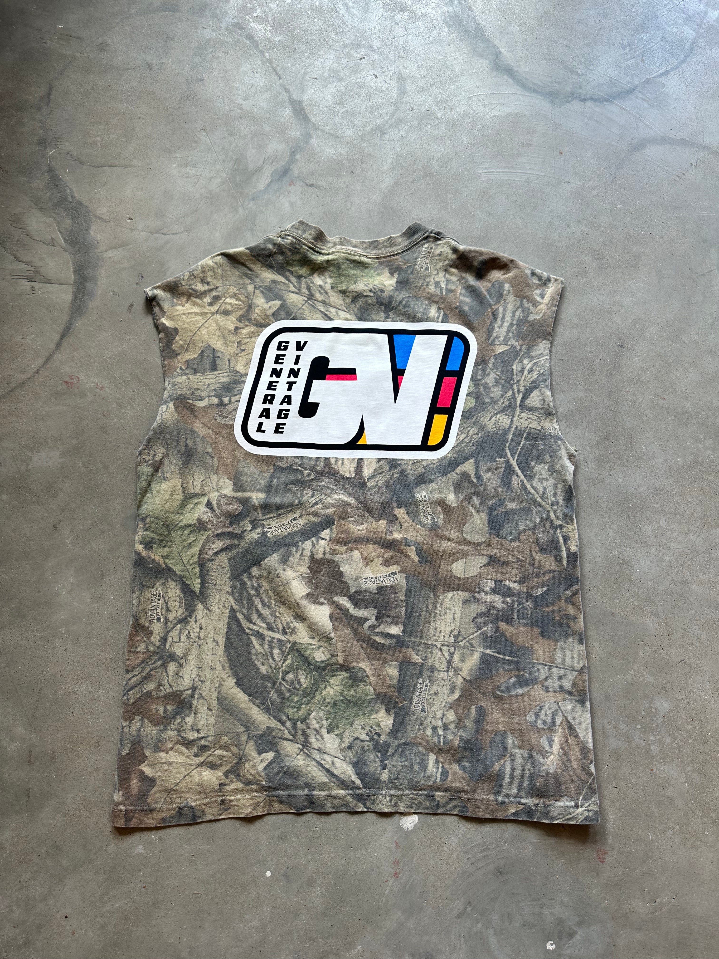 General Vintage Camo Cut Off T-Shirt (M)