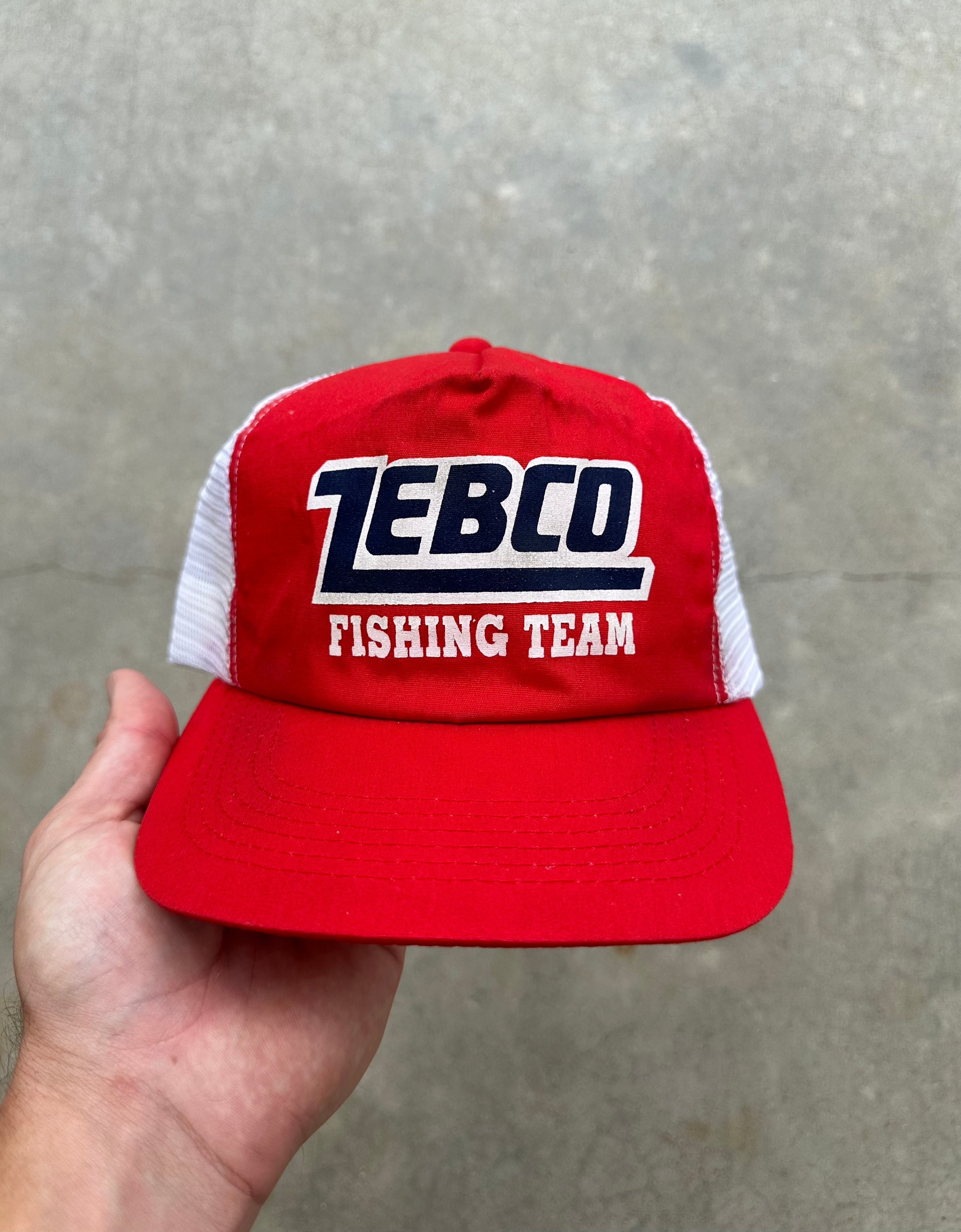 Vintage Zebco Fishing Team SnapBack Hat