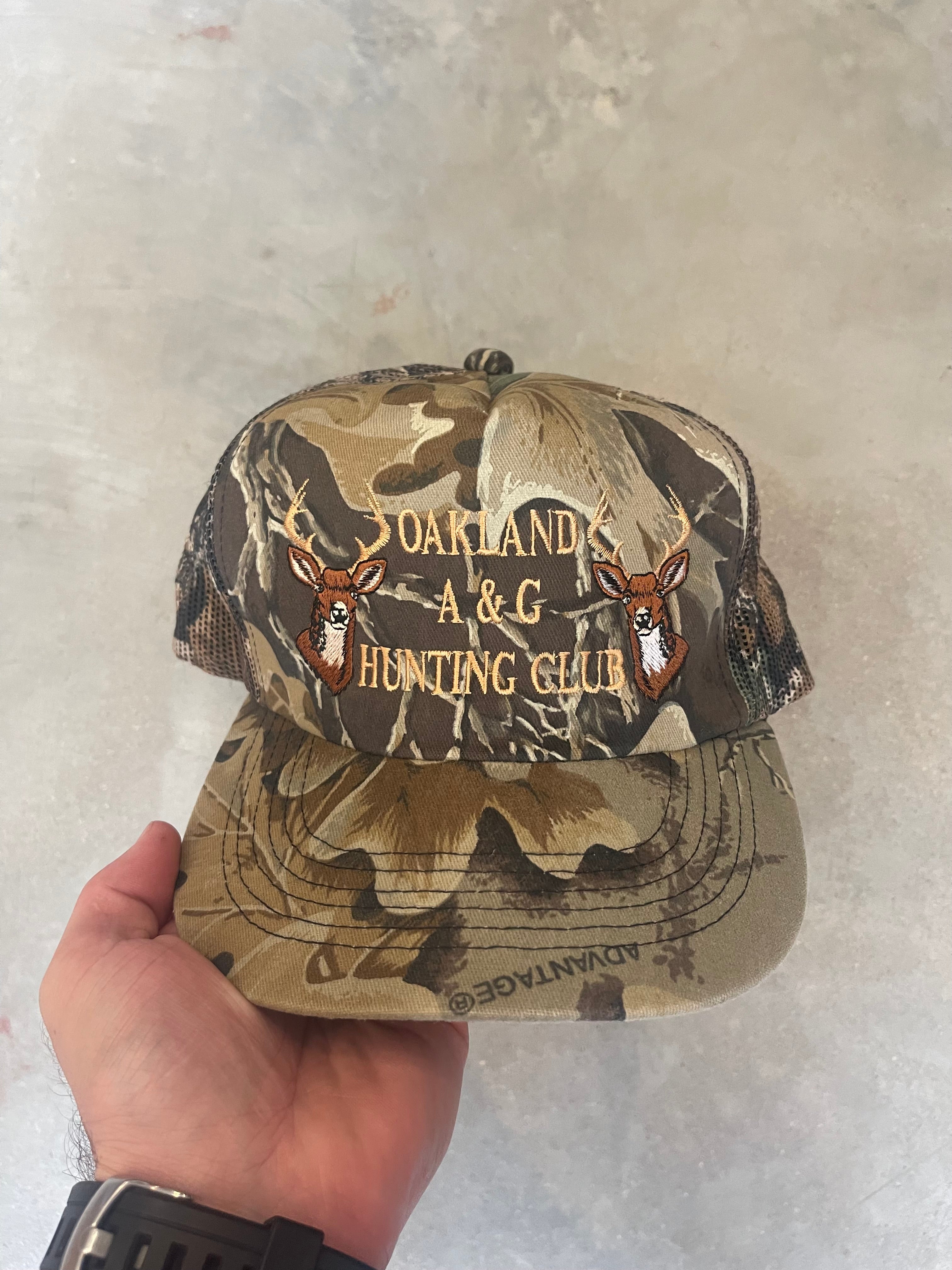 Vintage Realtree Camo Oakland A&G Hunting Club Hat