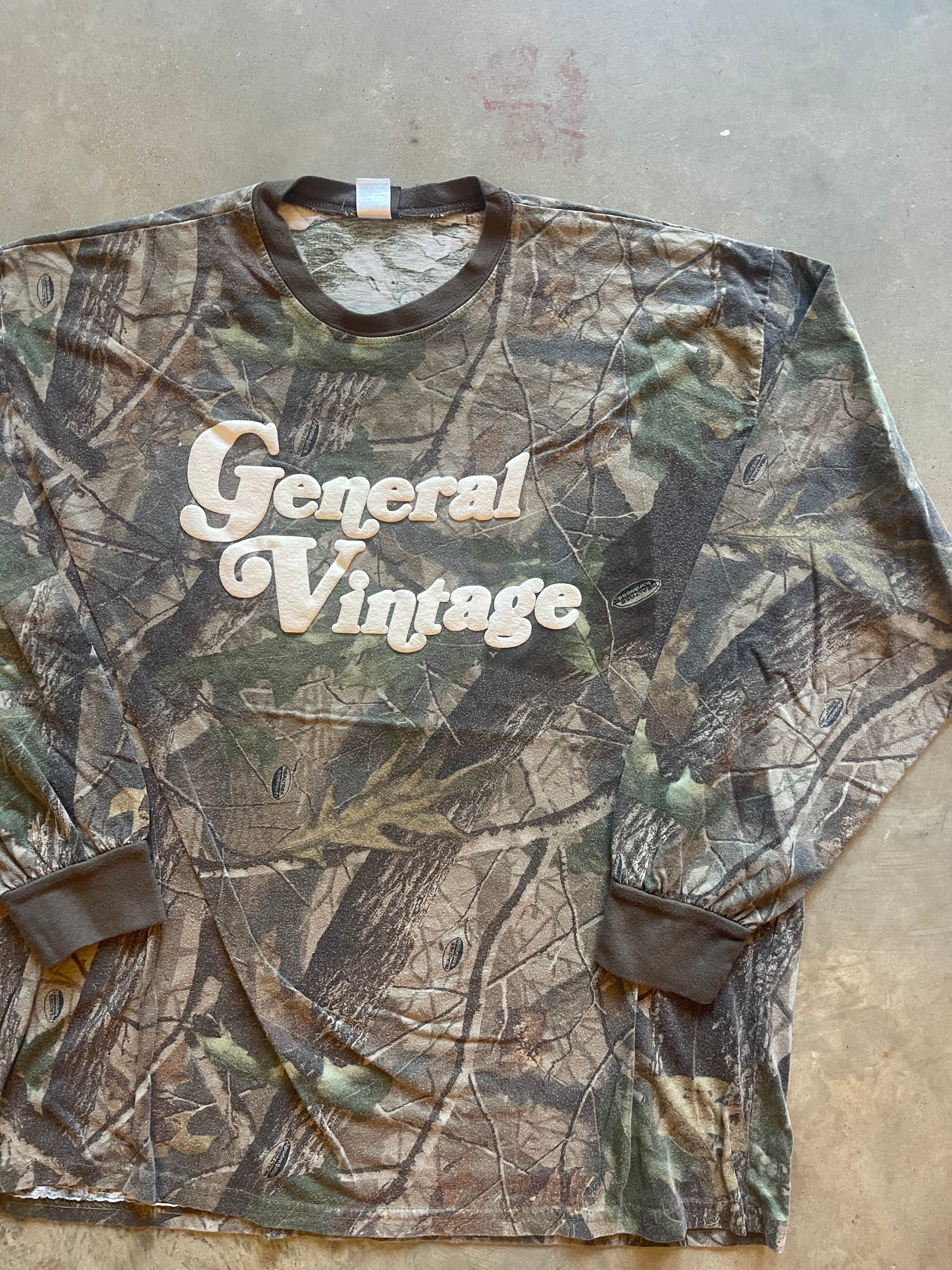 General Vintage Camo Puff Print Shirt (XL)