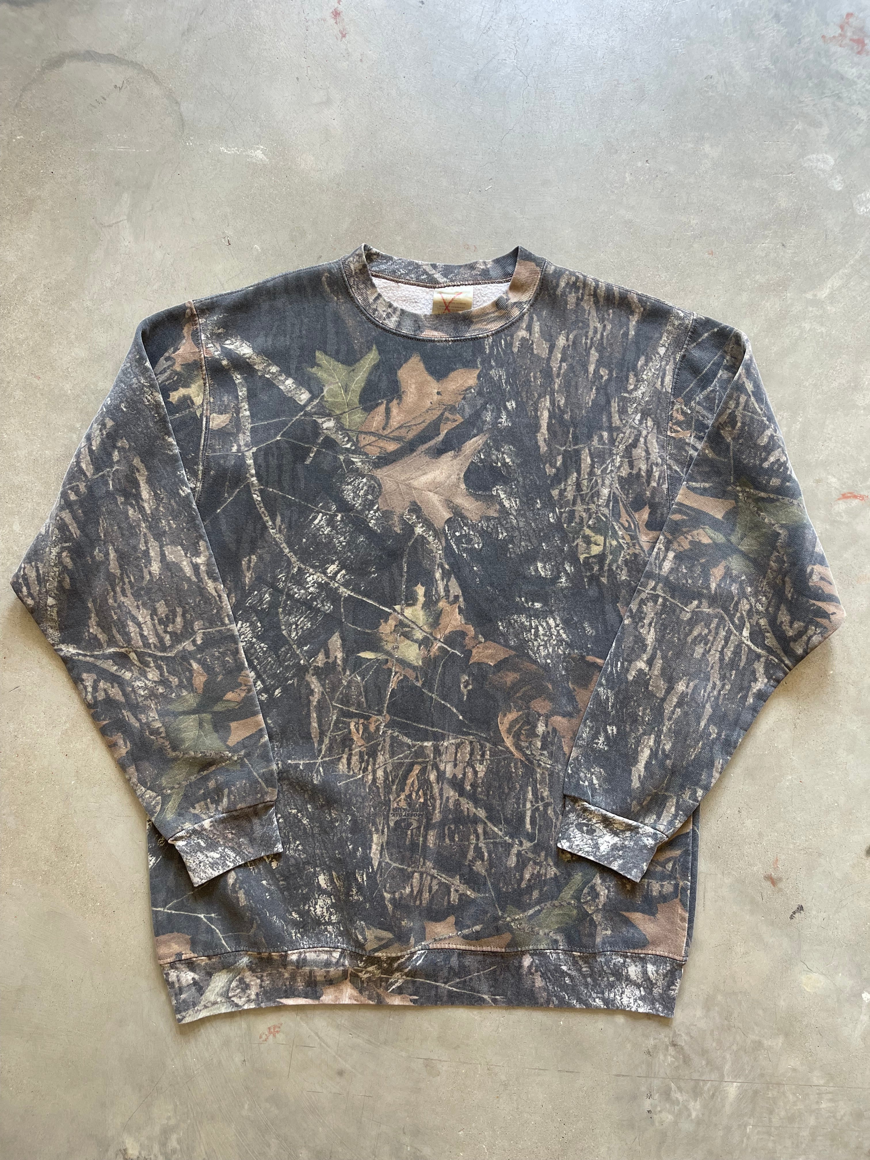 Vintage Mossy Oak Camo Crewneck (M)