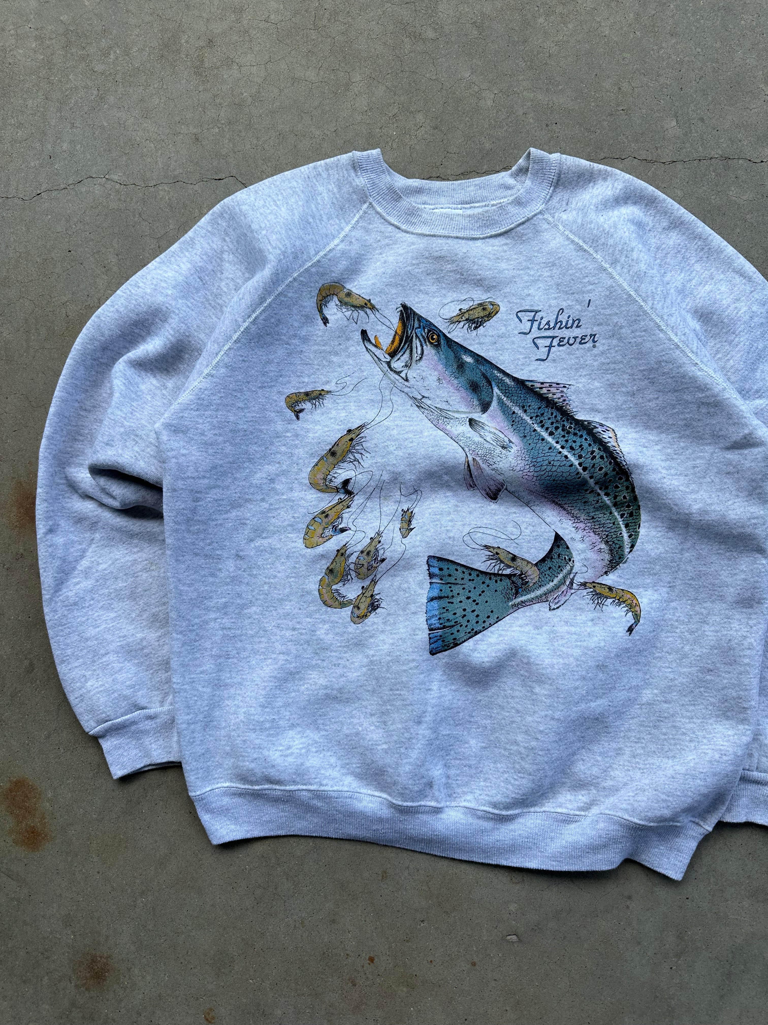 1980’s Fishin Fever Crewneck (L)