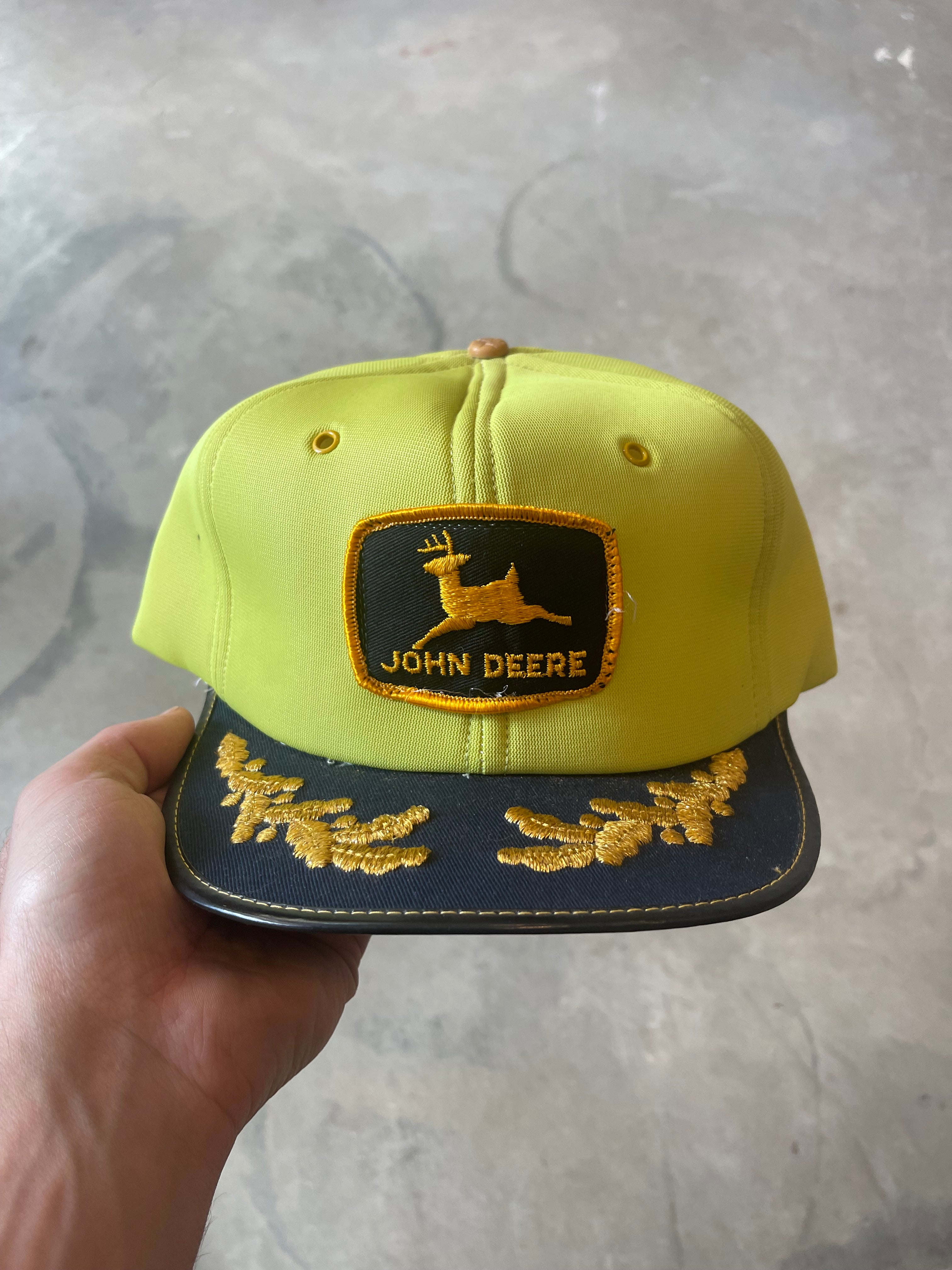 Vintage John Deere Short Bill Hat
