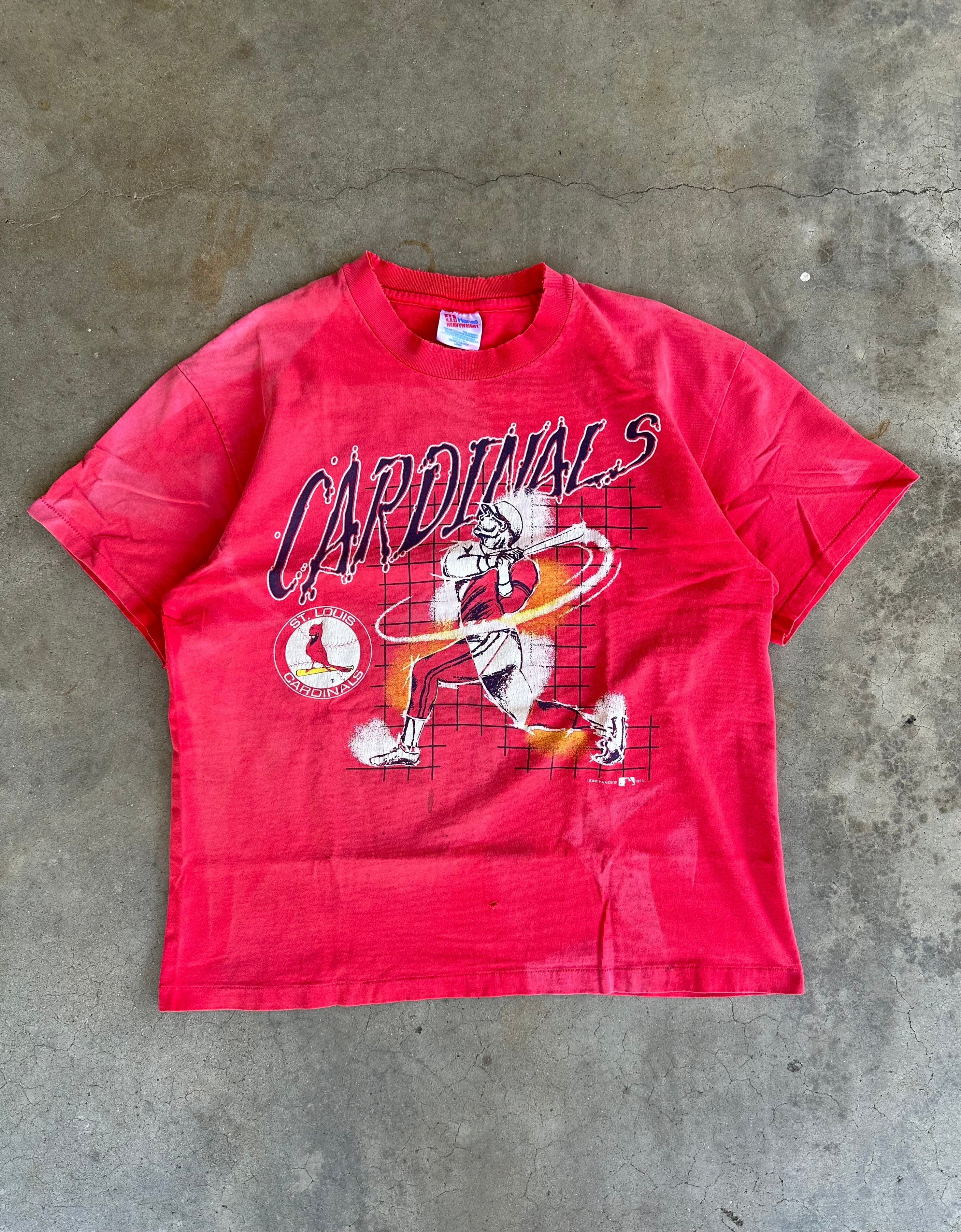 1993 Distressed St. Louis Cardinals T-Shirt (L)
