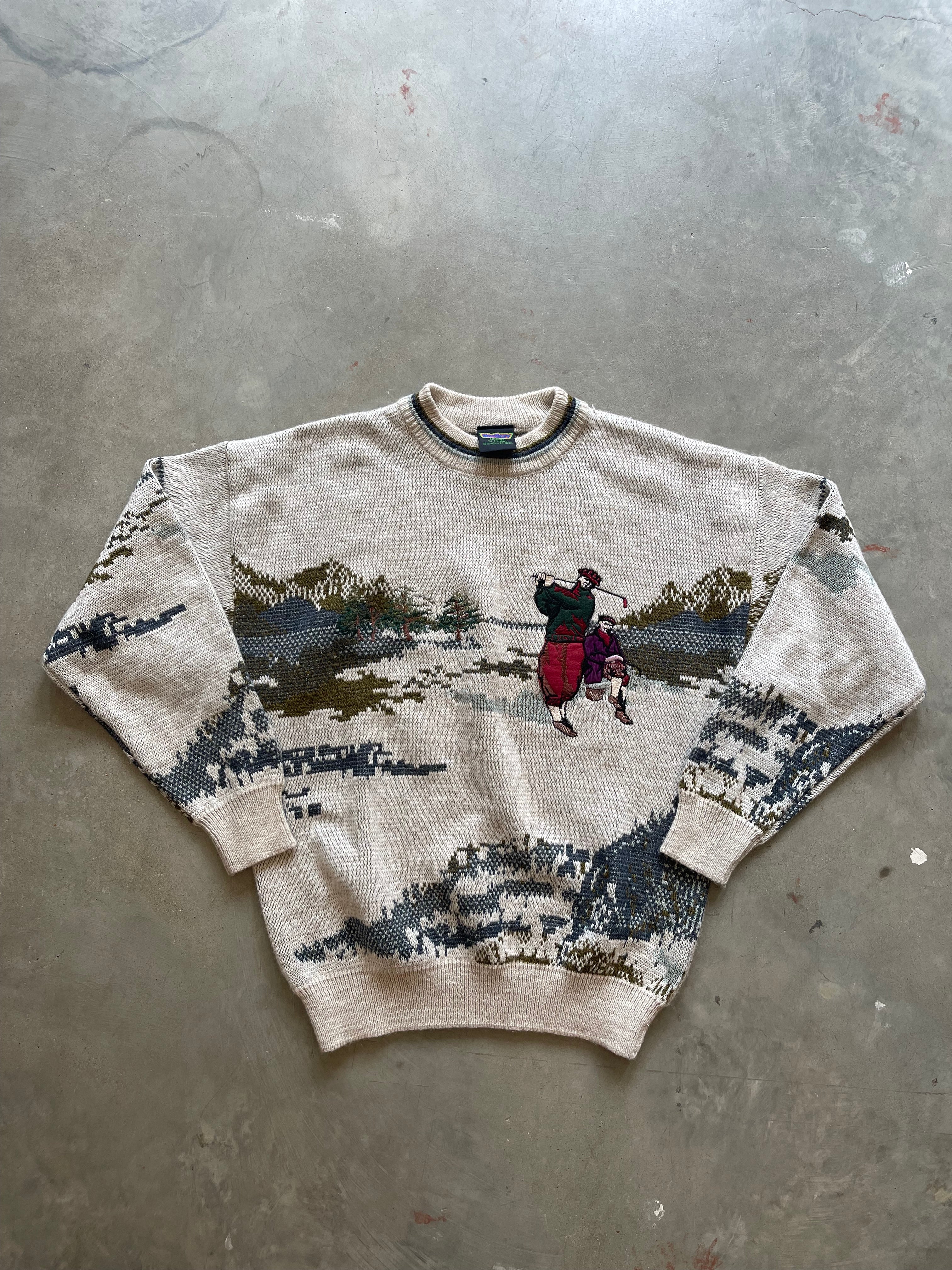 Vintage Golf Sweater (M)