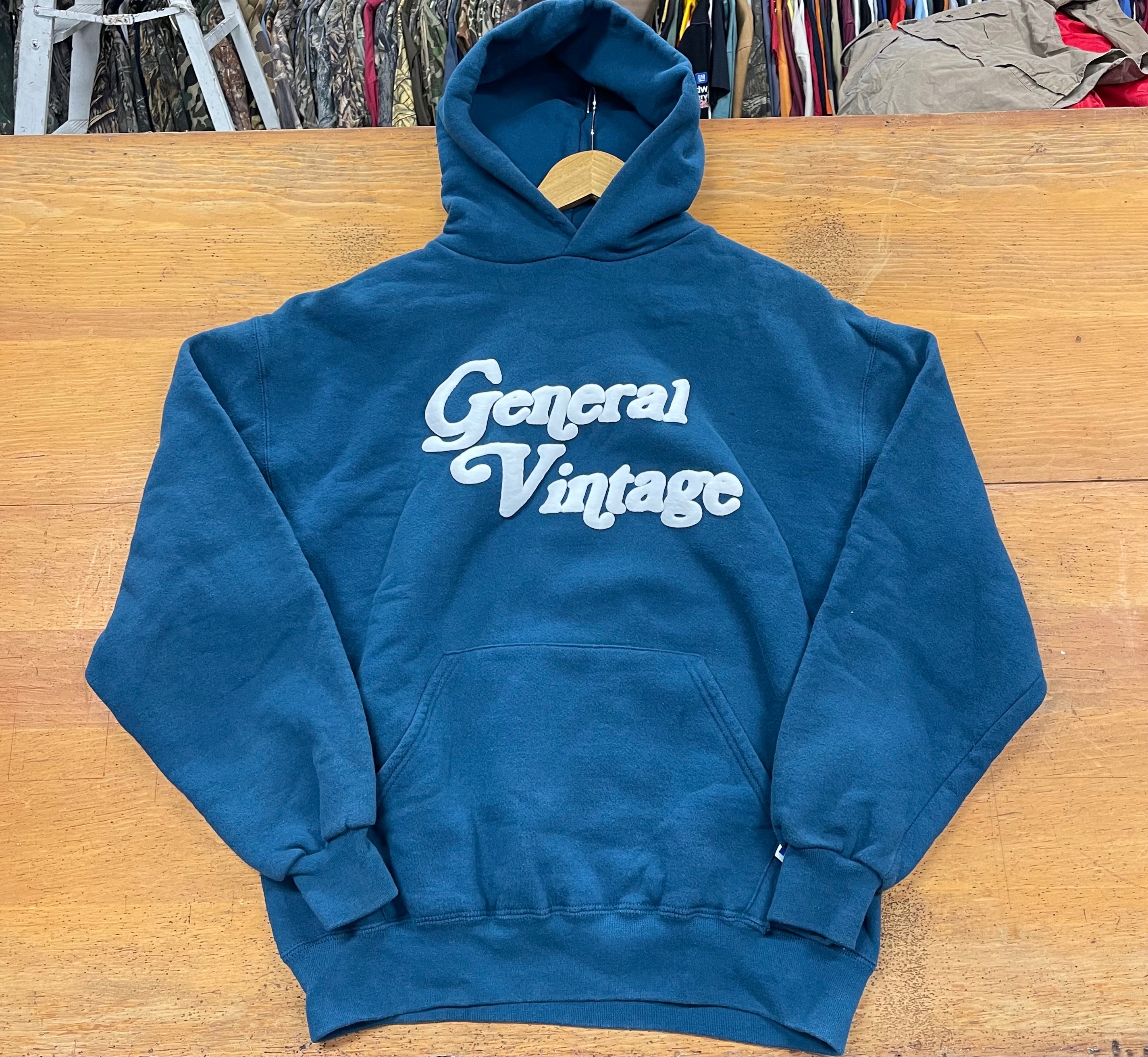 General Vintage Puff Print Hoodie (L/XL)