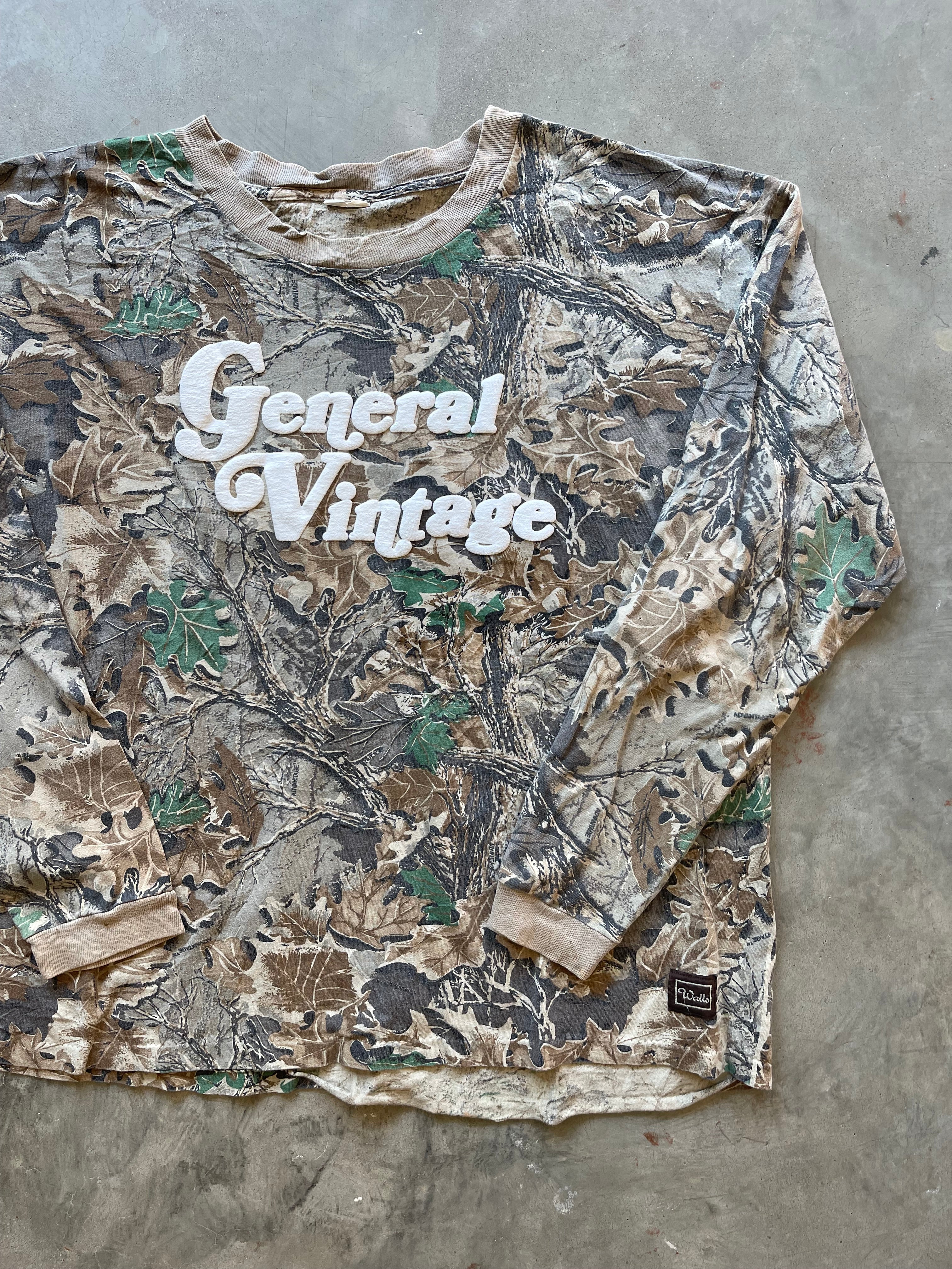 General Vintage Camo Puff Print Shirt (3XL)