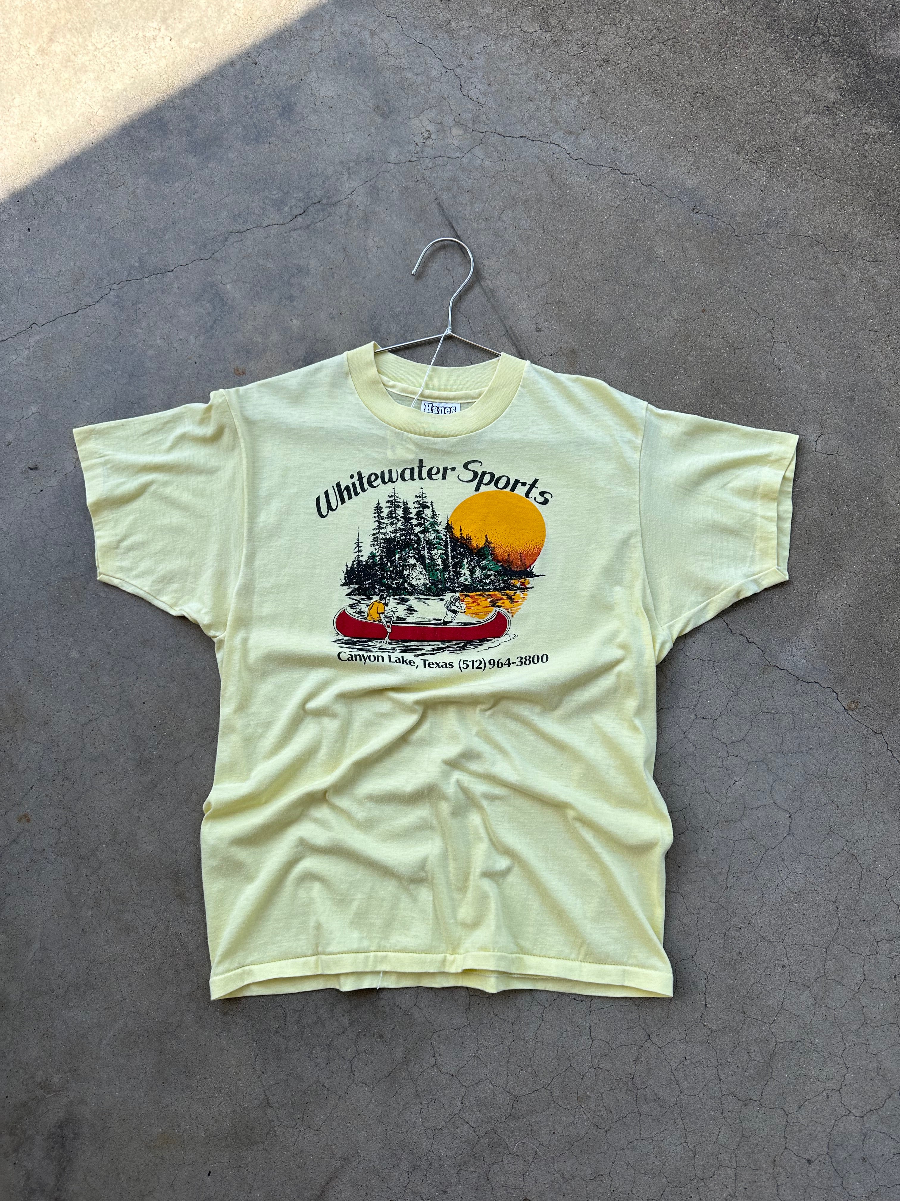 1970s Whitewater Sports Canyon Lake Texas T-Shirt (M)