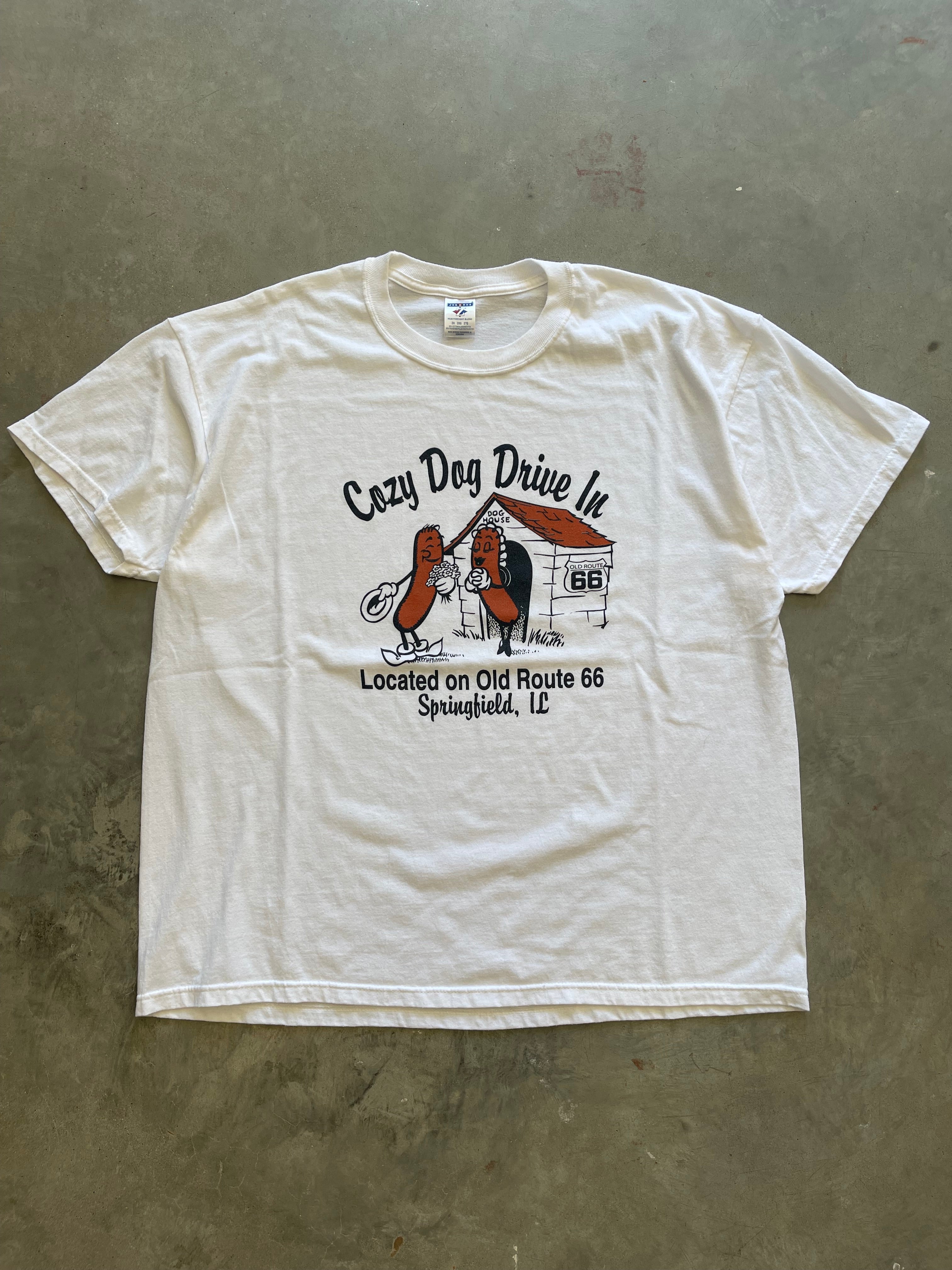 Vintage Cozy Dog Drive In T-Shirt (2XL)