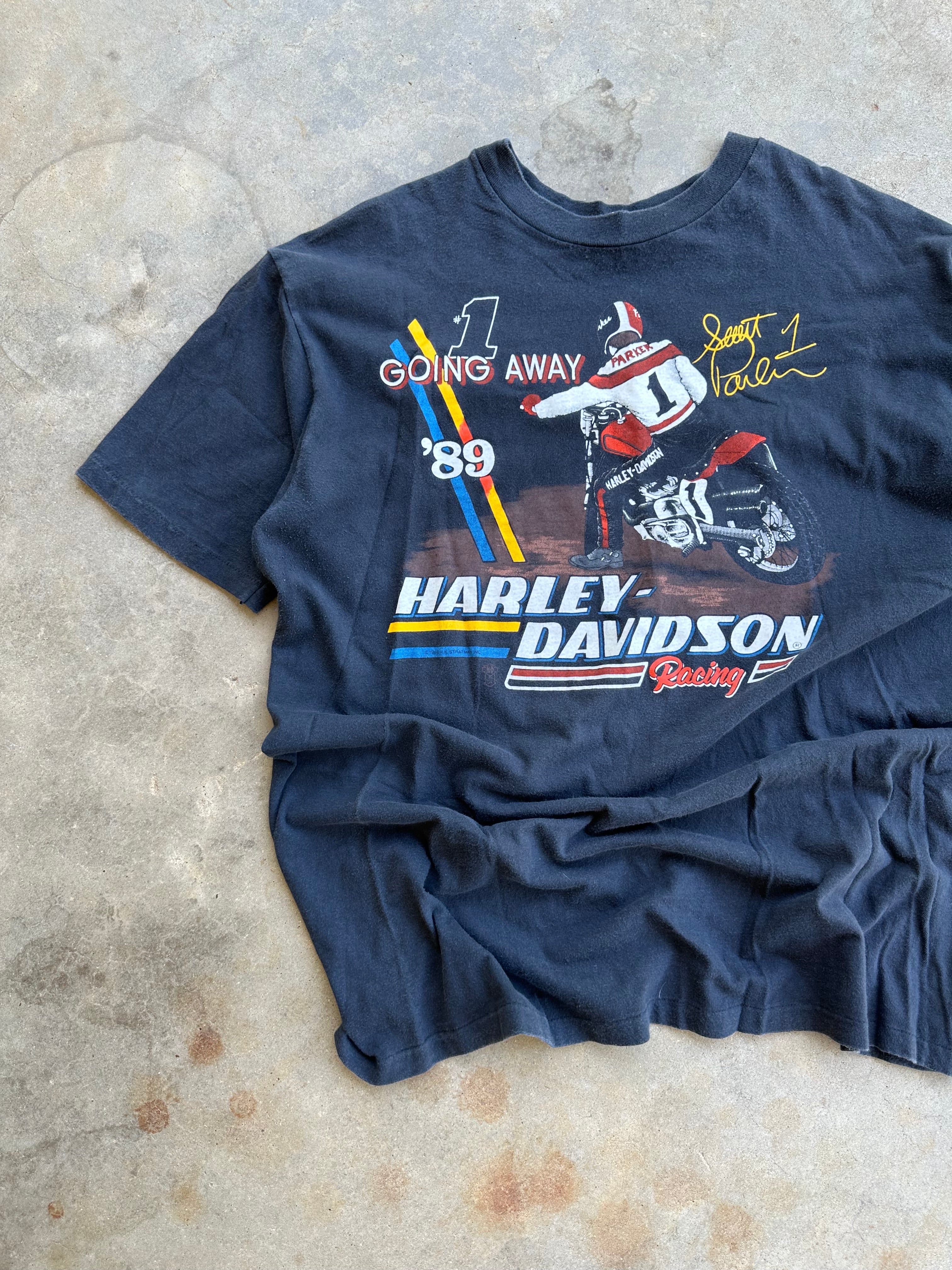 1989 Harley Davidson Racing T-Shirt (XL)