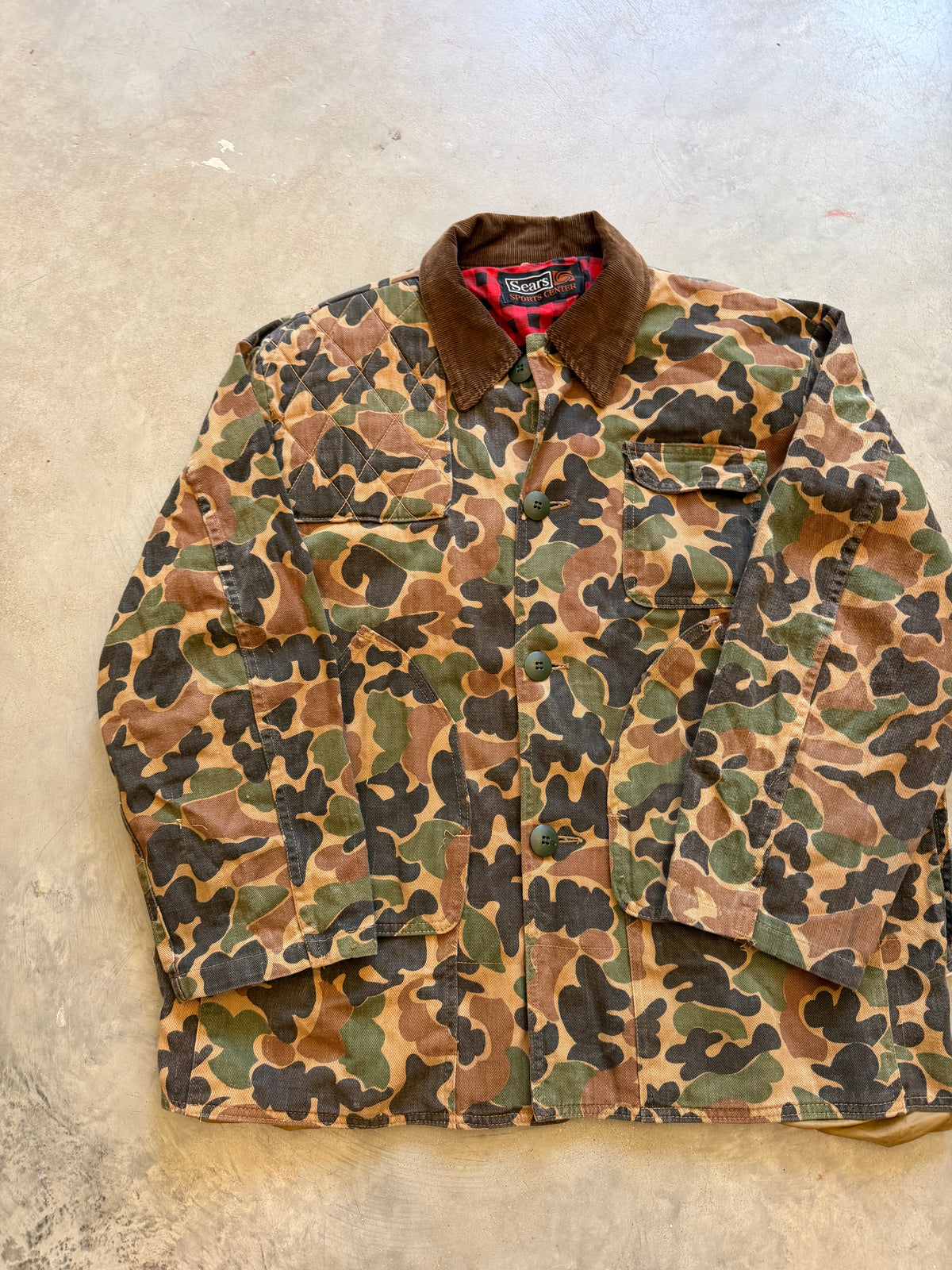 Vintage Sears Duck Camo Jacket (XL)