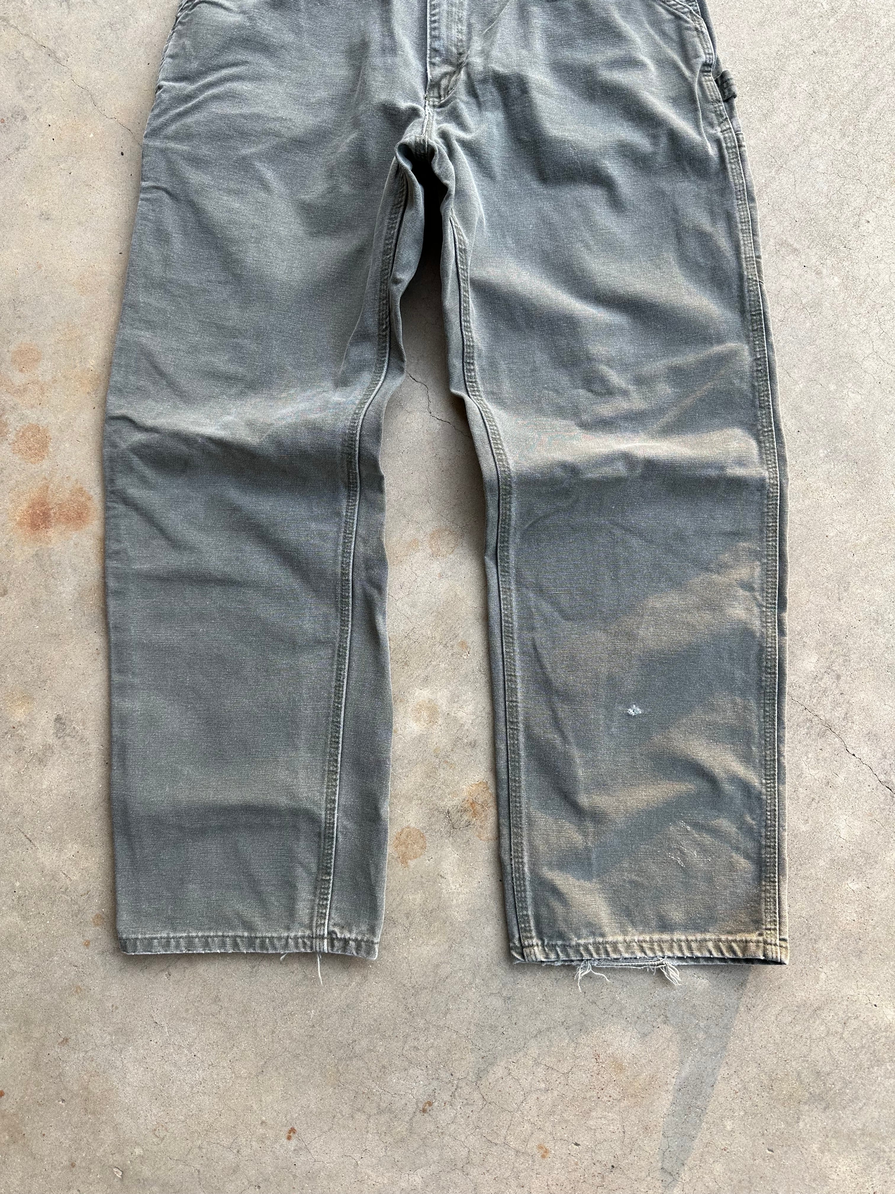 Vintage Carhartt Olive Carpenter Pants (34"x31")