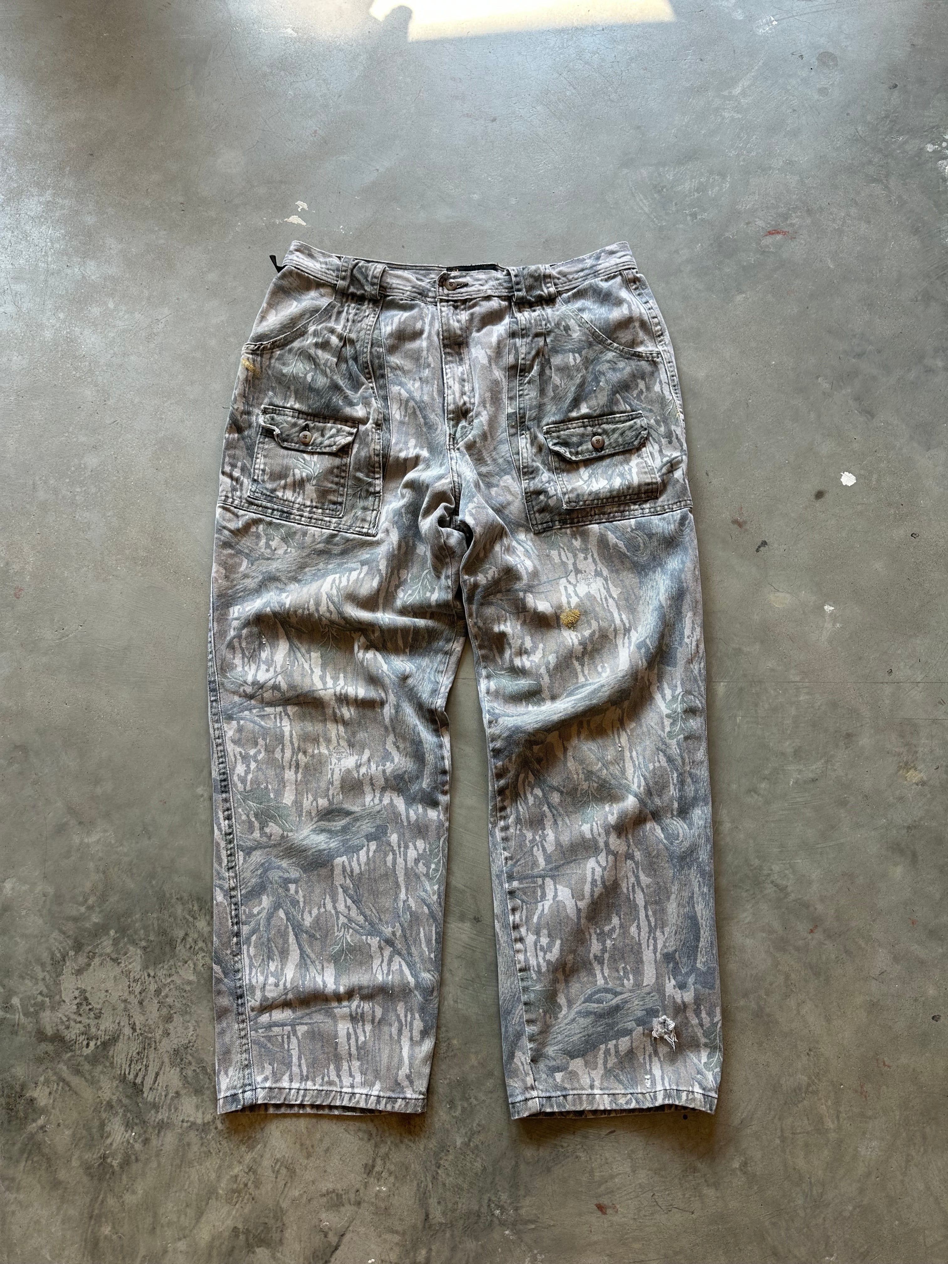 Vintage Faded Mossy Oak Camo Pants (L)