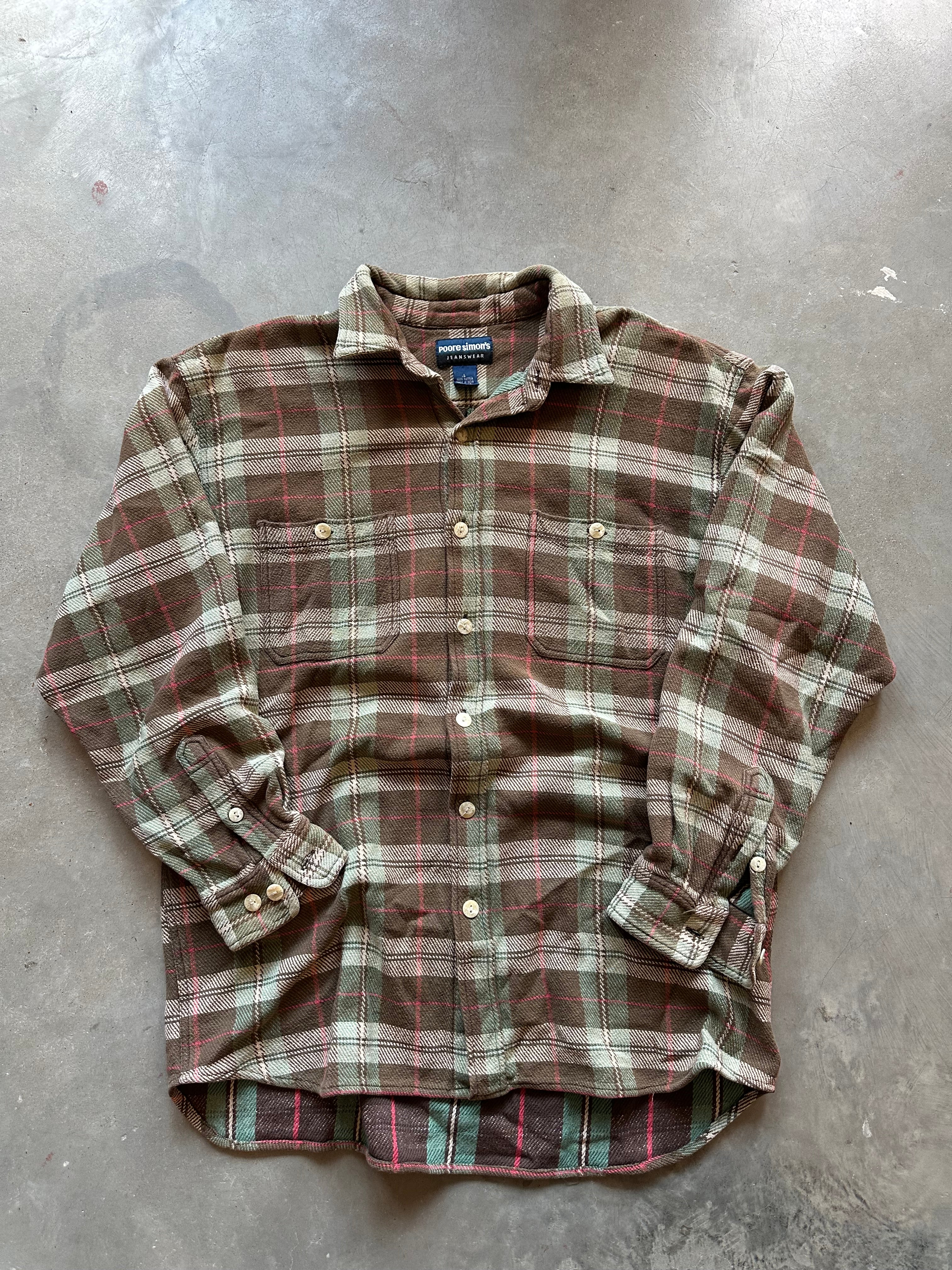 Vintage Poore Simon’s Flannel (L)