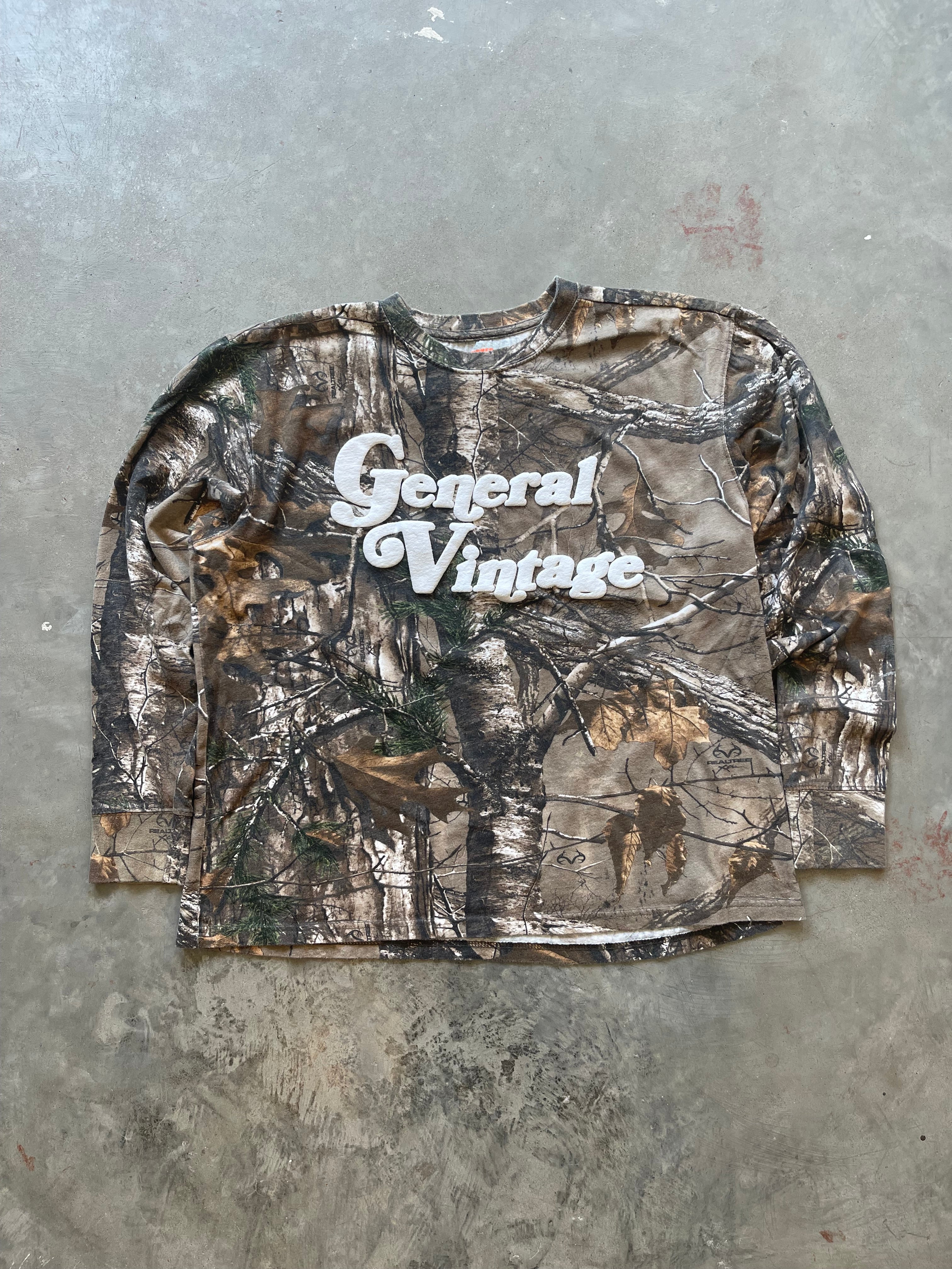 General Vintage Camo Puff Print Shirt (M)