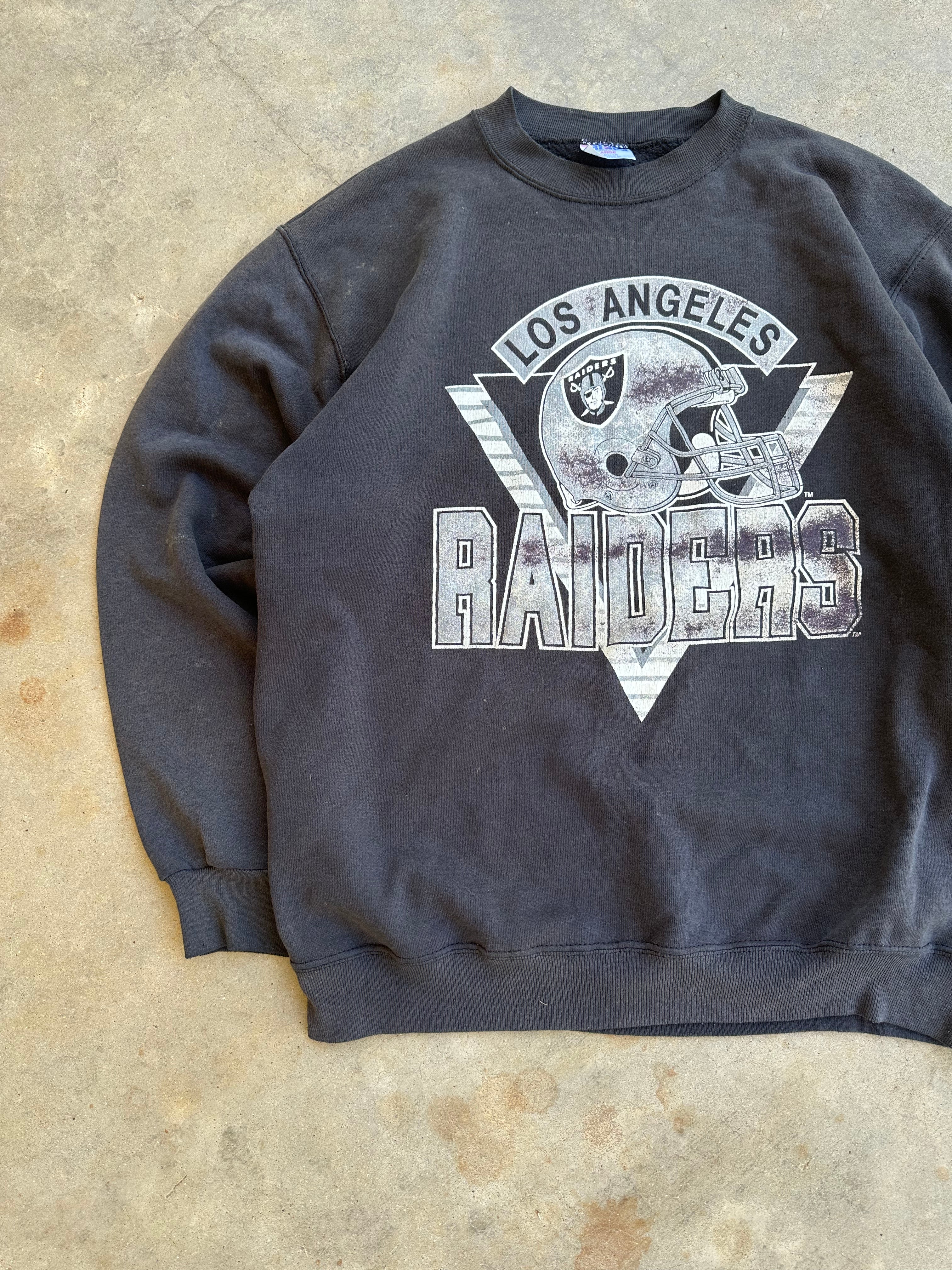 1990s Faded Los Angeles Raiders Crewneck (L)