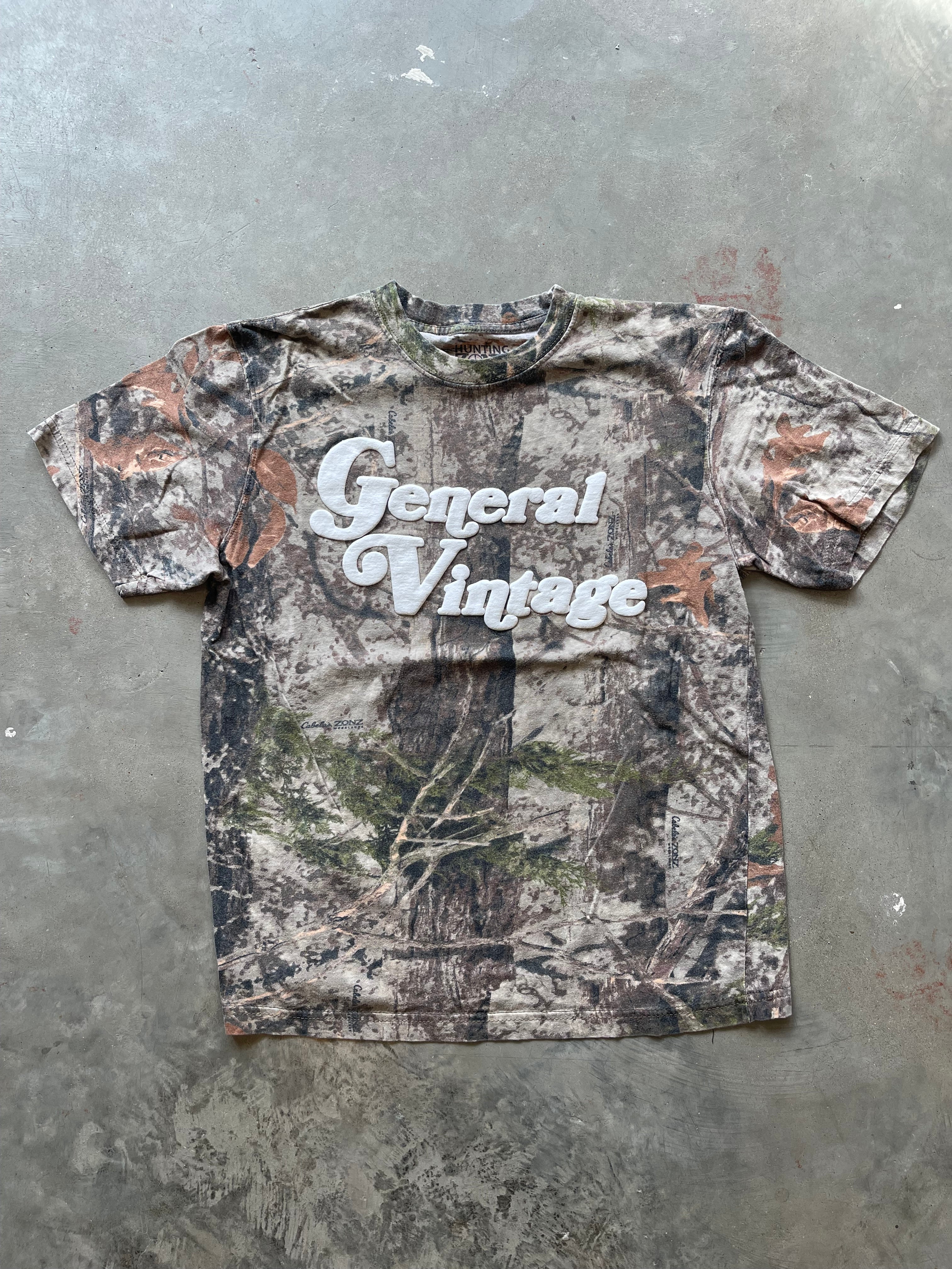 General Vintage Camo Puff Print Shirt (M)