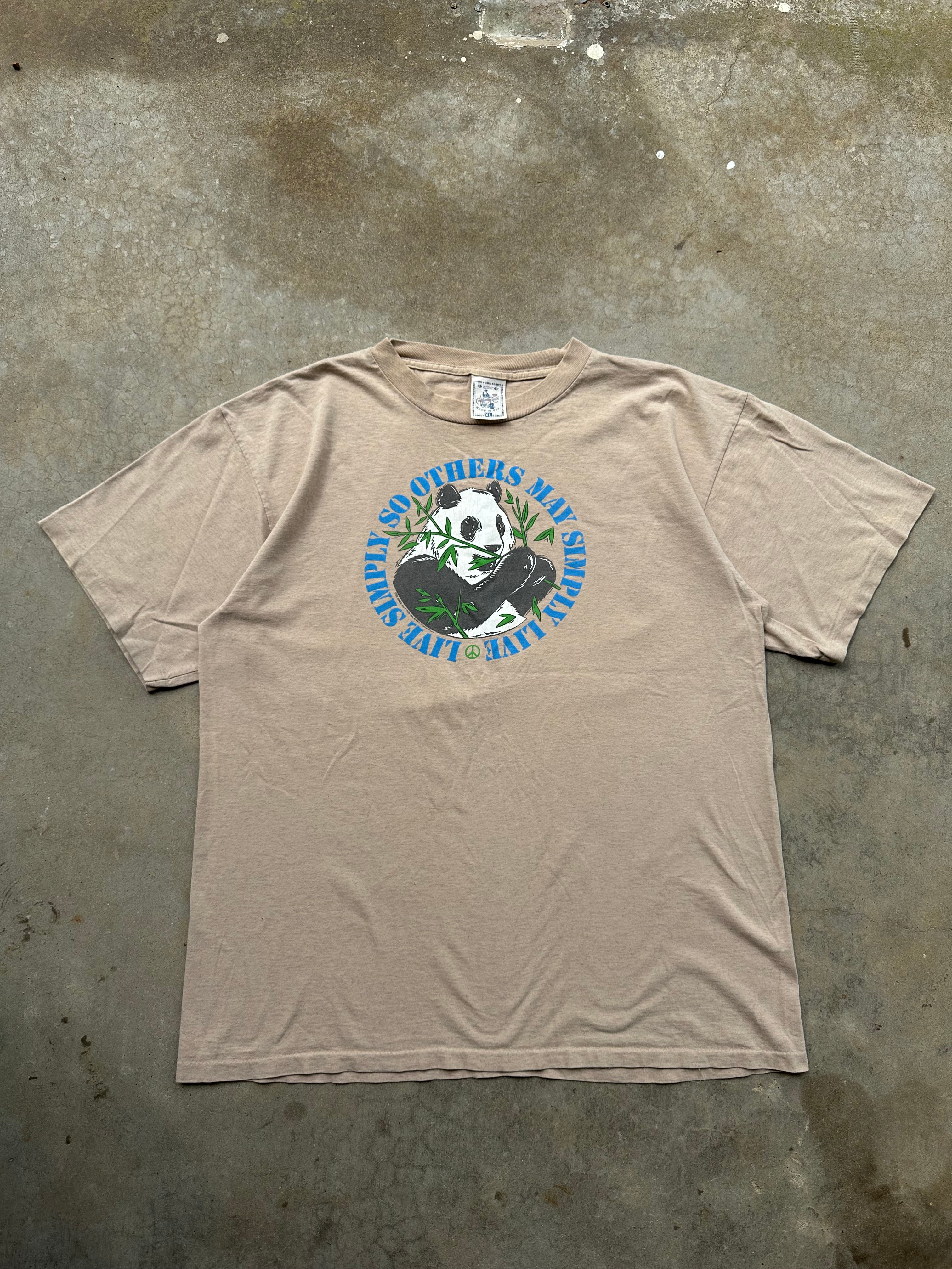 1990s Panda Live Simply T-Shirt (XL)