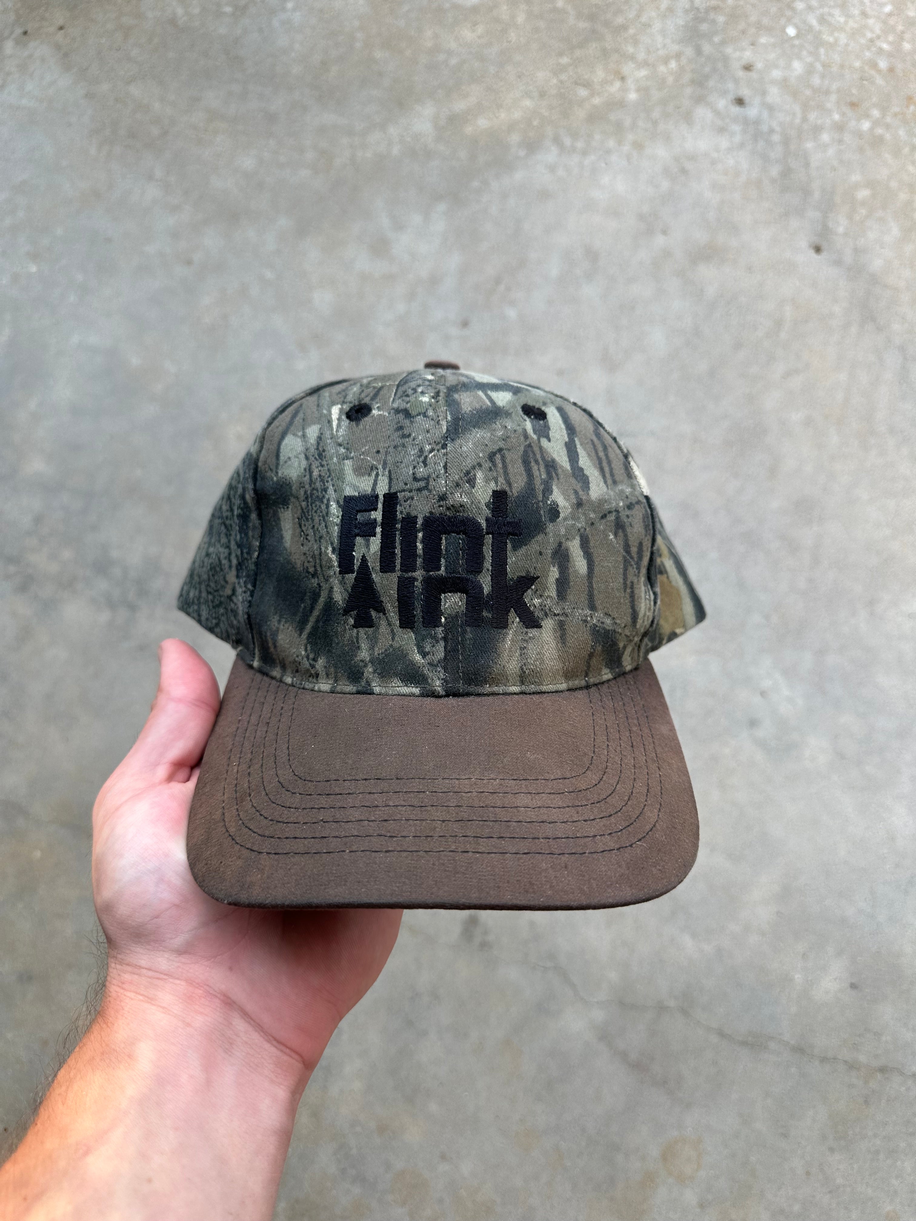 1990s Flint Ink Camo Snapback