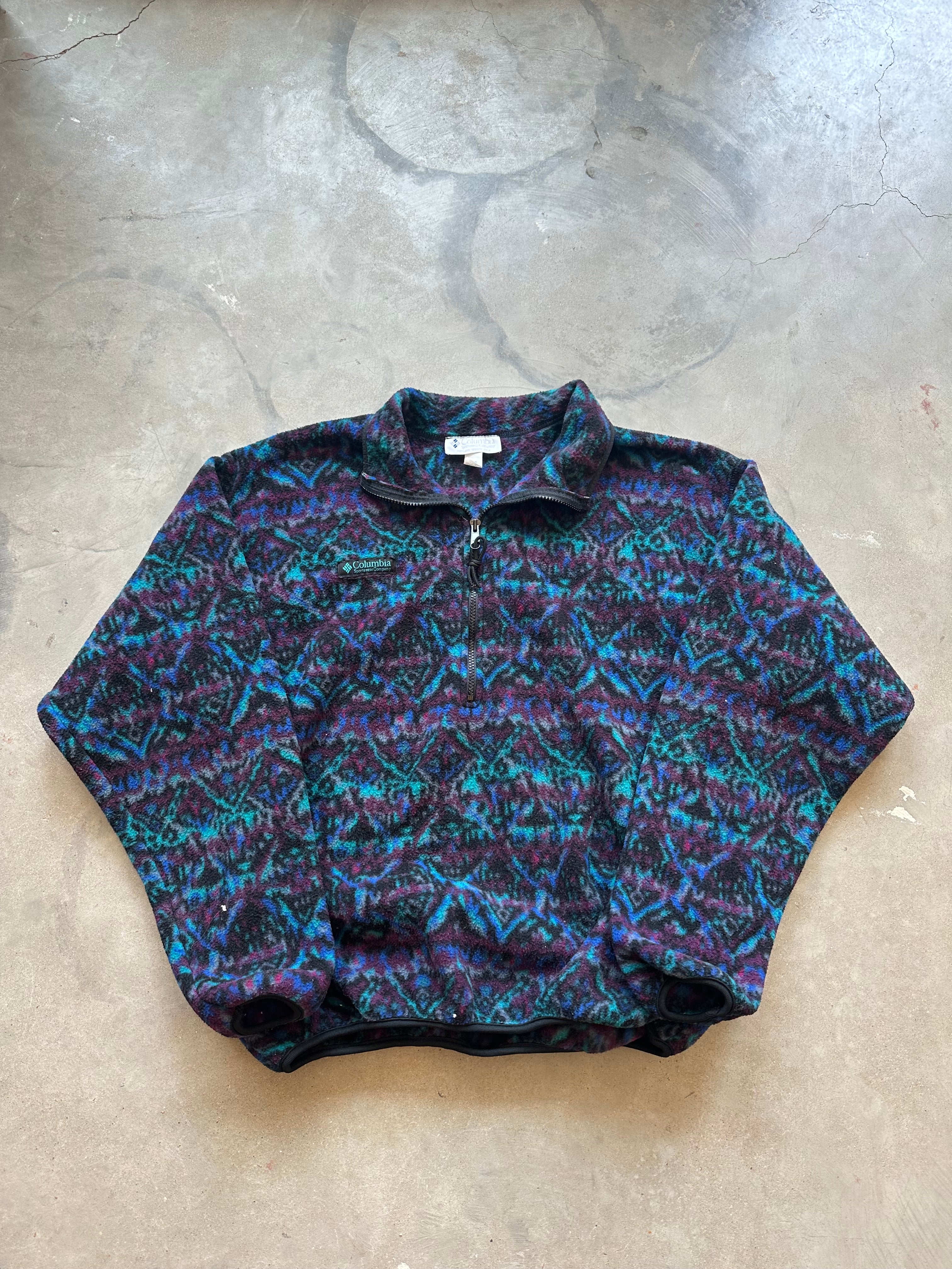 1990s Columbia Sportswear Aztec Quarter Zip (L)