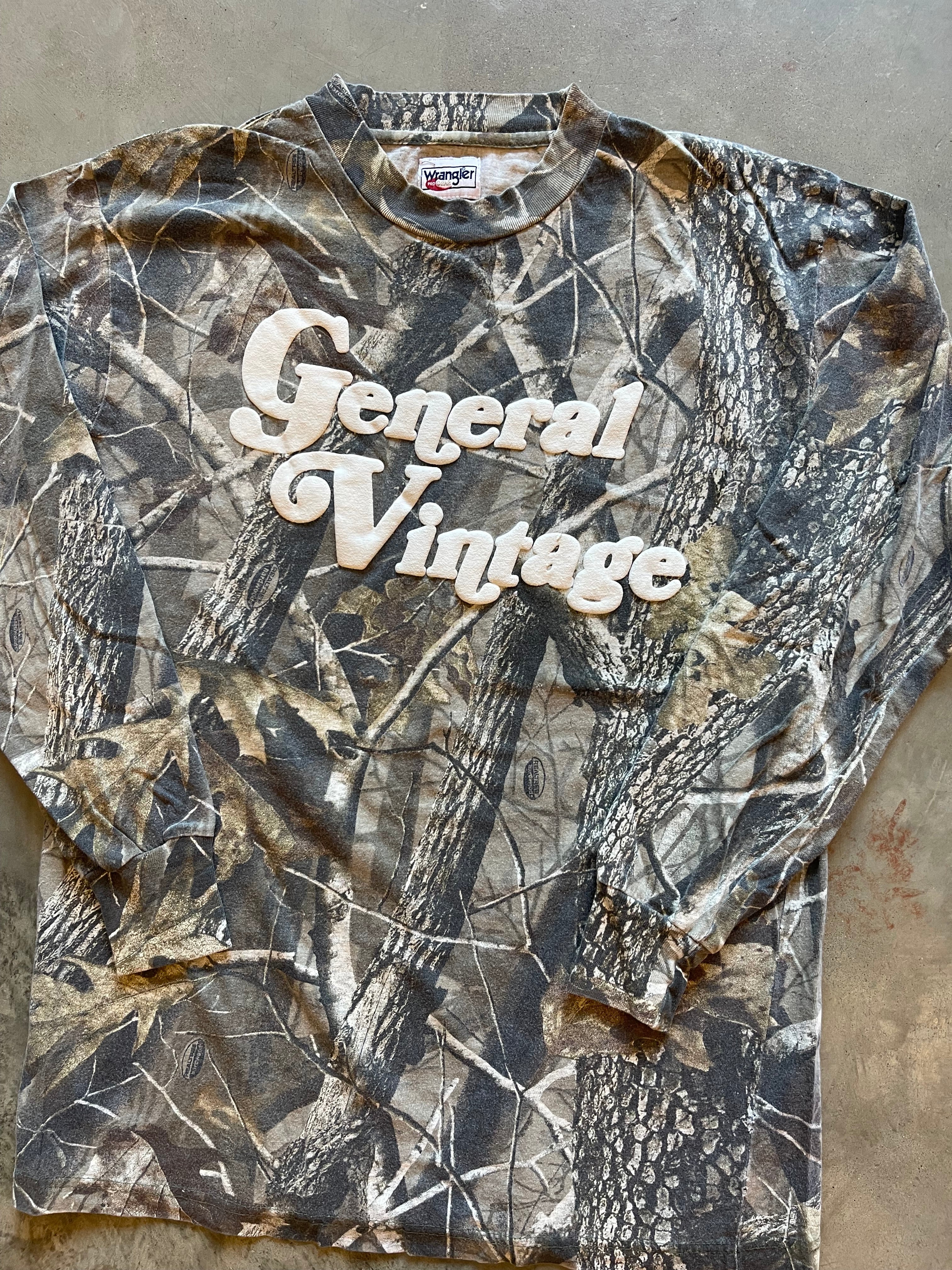 General Vintage Camo Puff Print Shirt (M)