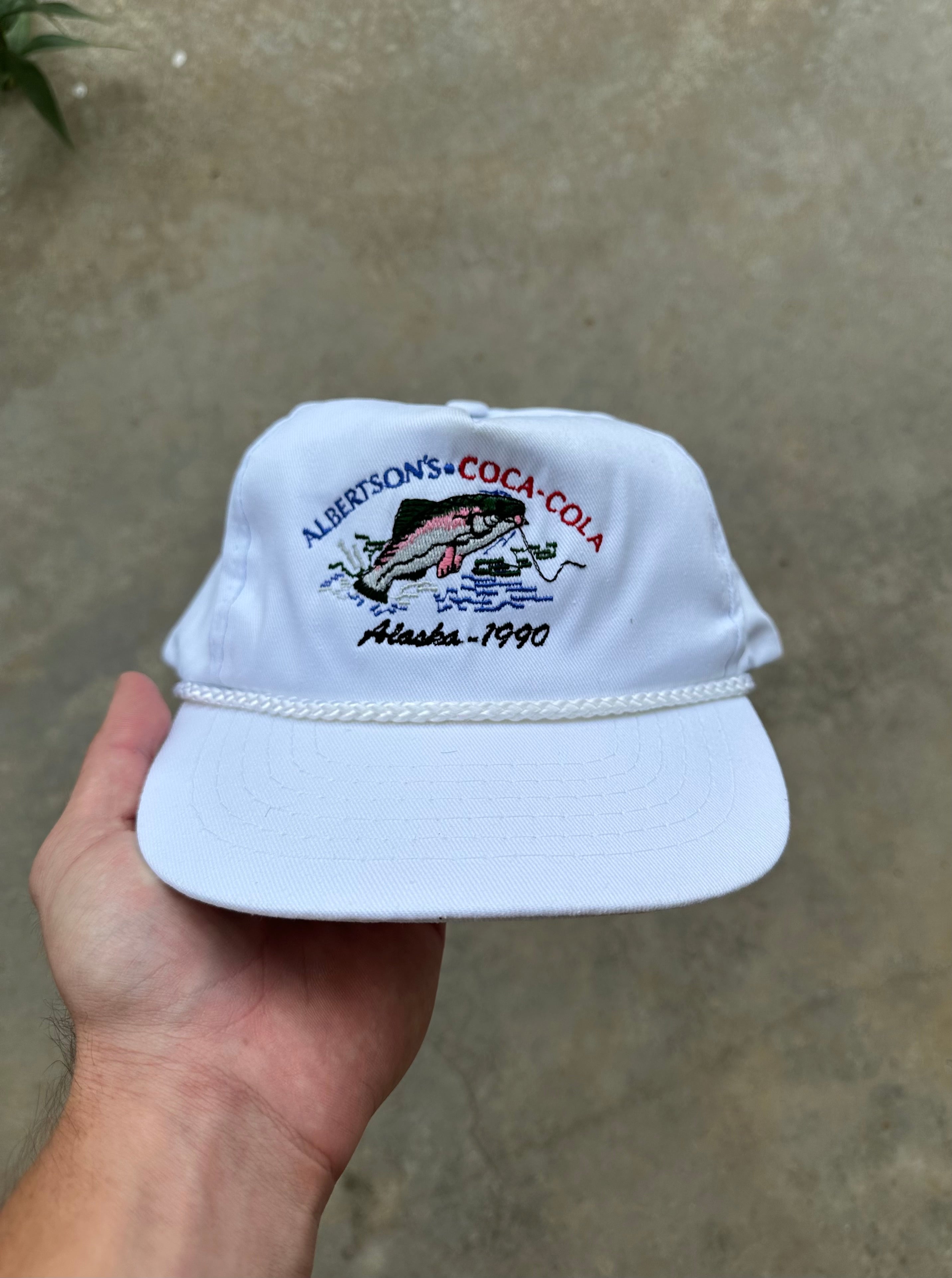 1990 Albertsons Alaska Coke Rope Hat