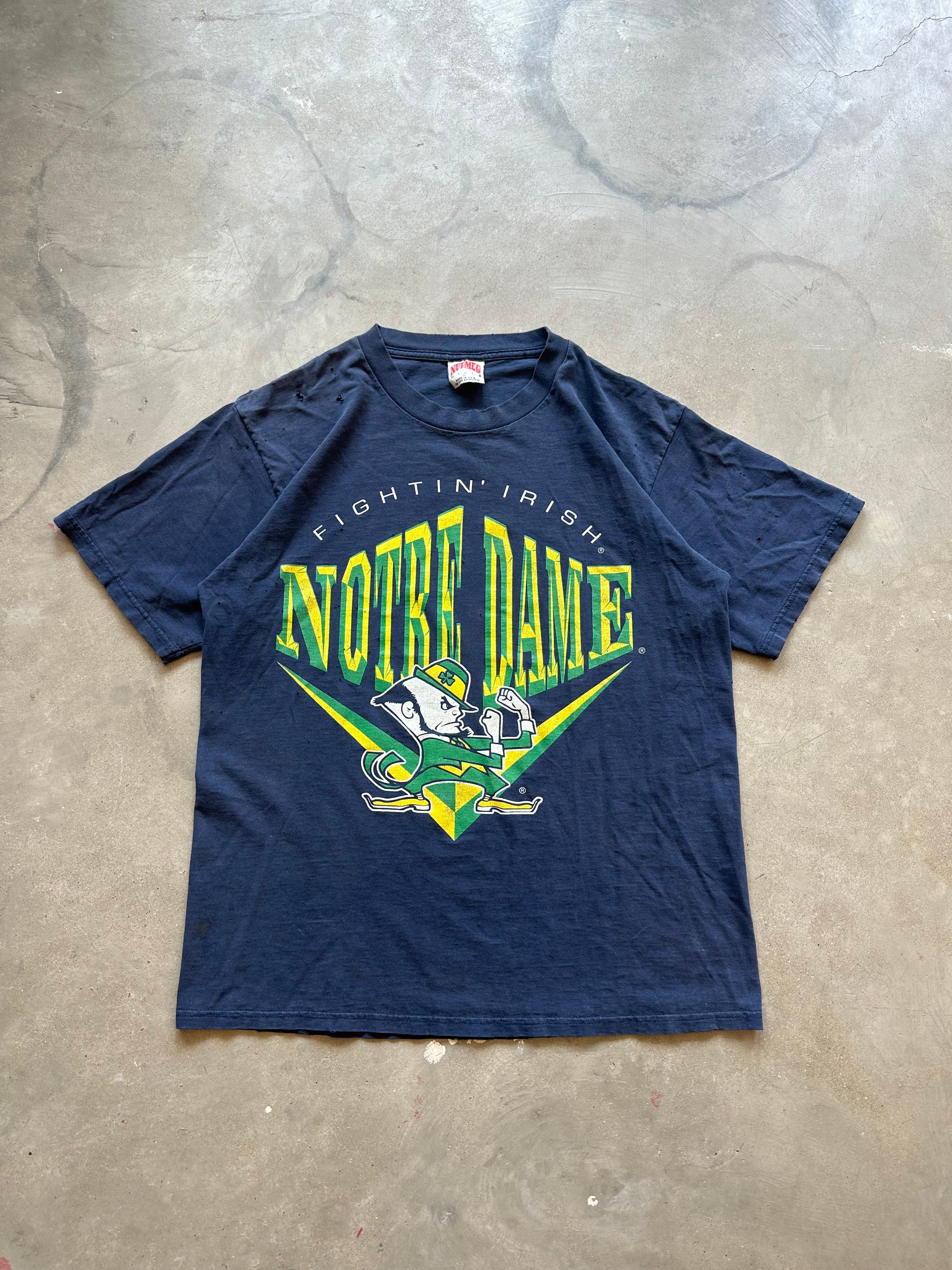 1990s Thrashed Notre Dame T-Shirt (L/XL)