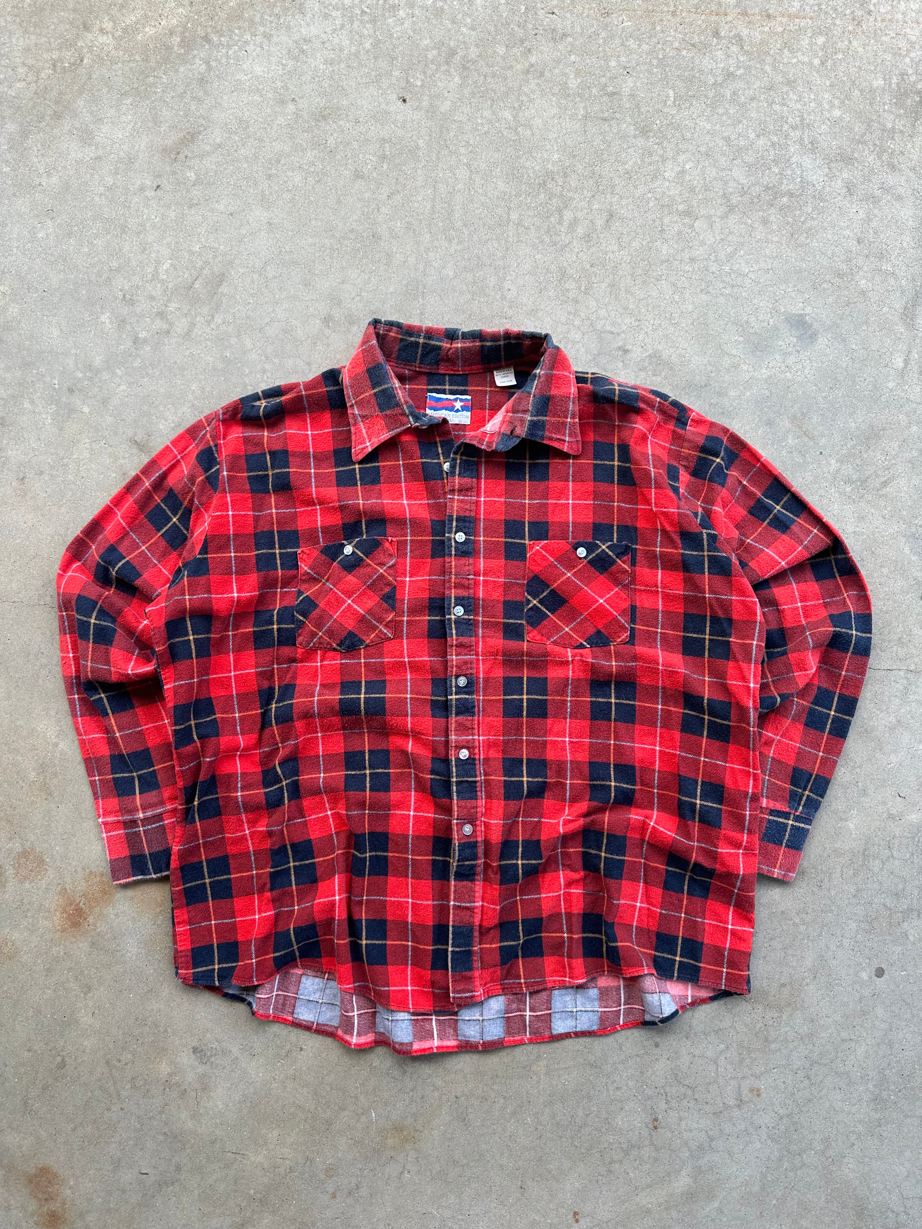 1980’s Lightweight Red Flannel (XXL)